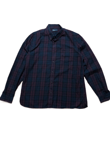 Fred Perry Vintage Fred Perry 100% Cotton Button Up Shirt Size XL Size US XL / EU 56 / 4 - 1 Thumbnail