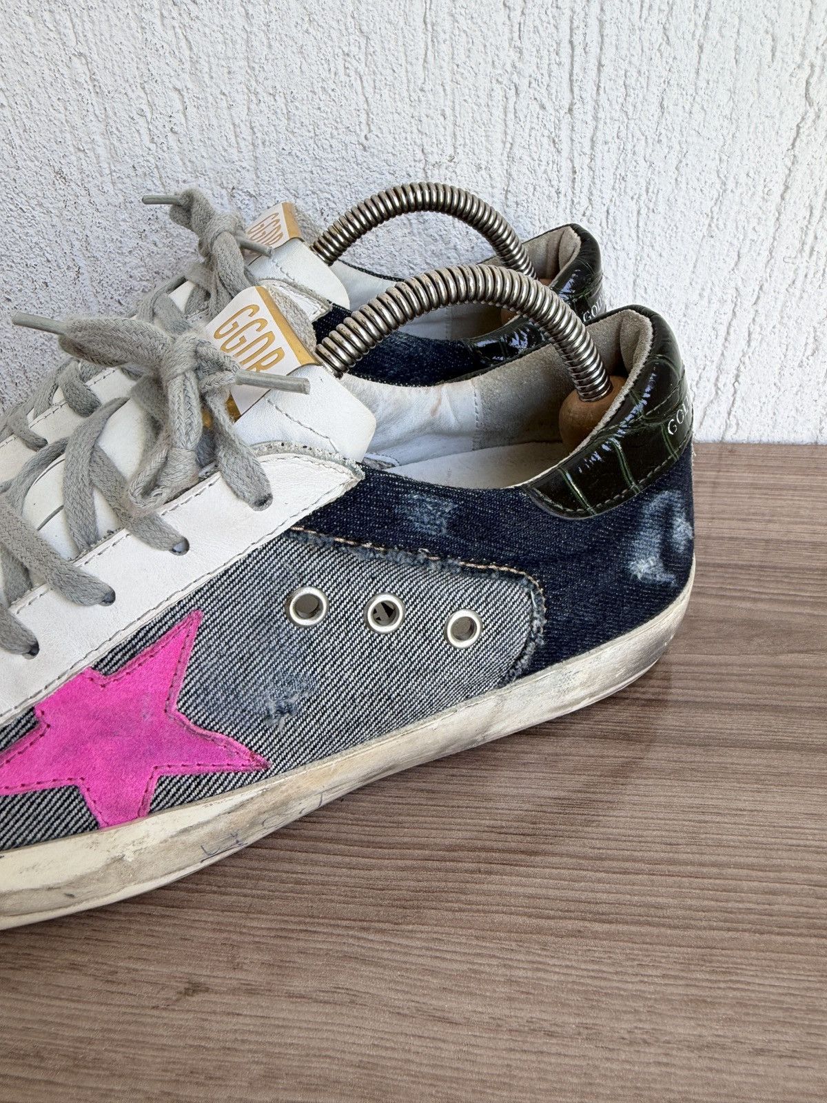 Golden Goose Pink star superstar trainers Size US 8 / IT 38 - 7 Thumbnail