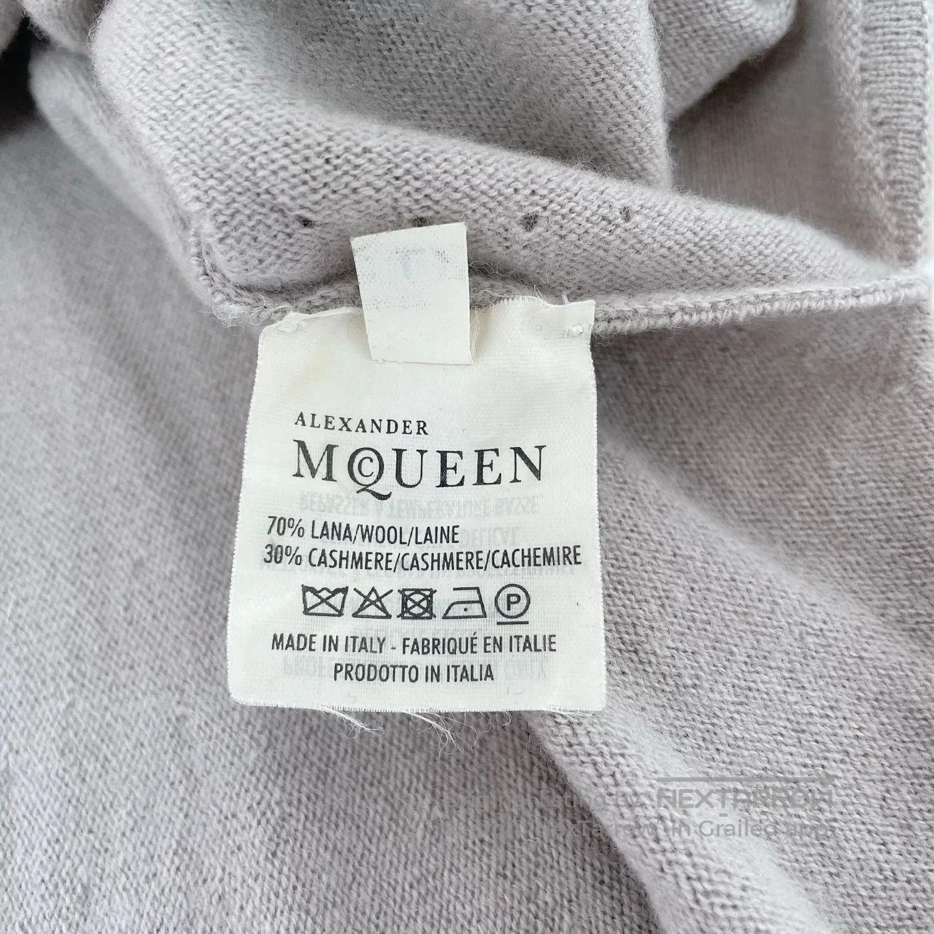 Alexander McQueen Alexander McQueen Gray Knit Dress. Size L / US 10 / IT 46 - 7 Thumbnail