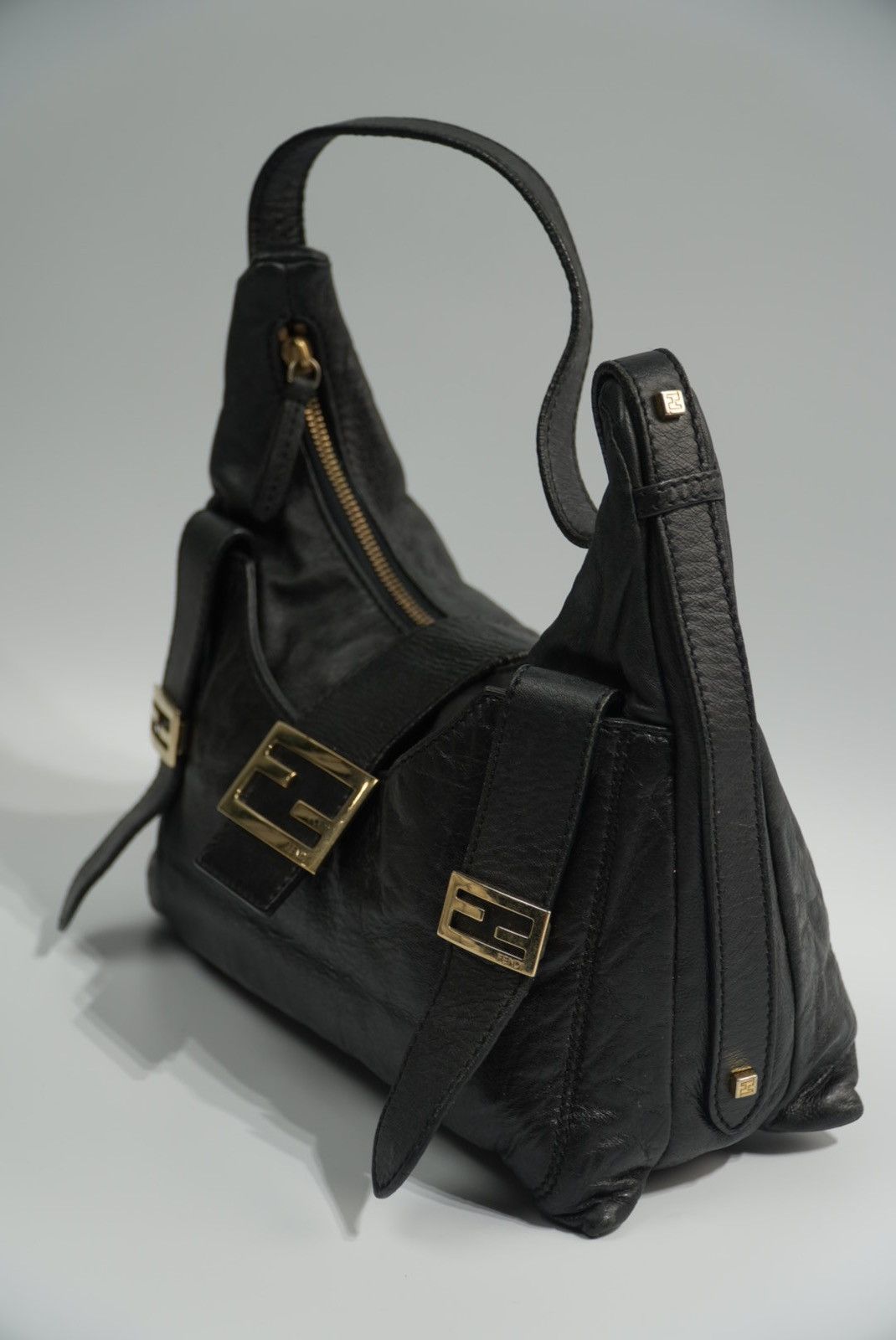 Fendi Fendi Multi Pocket Bag in Black Leather Size ONE SIZE - 8 Thumbnail
