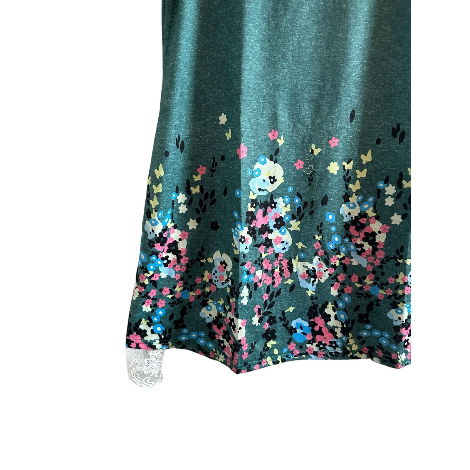Other Short Sleeve Lace Tunic Swing T Shirt Dress with Pockets -L Size L / US 10 / IT 46 - 6 Thumbnail