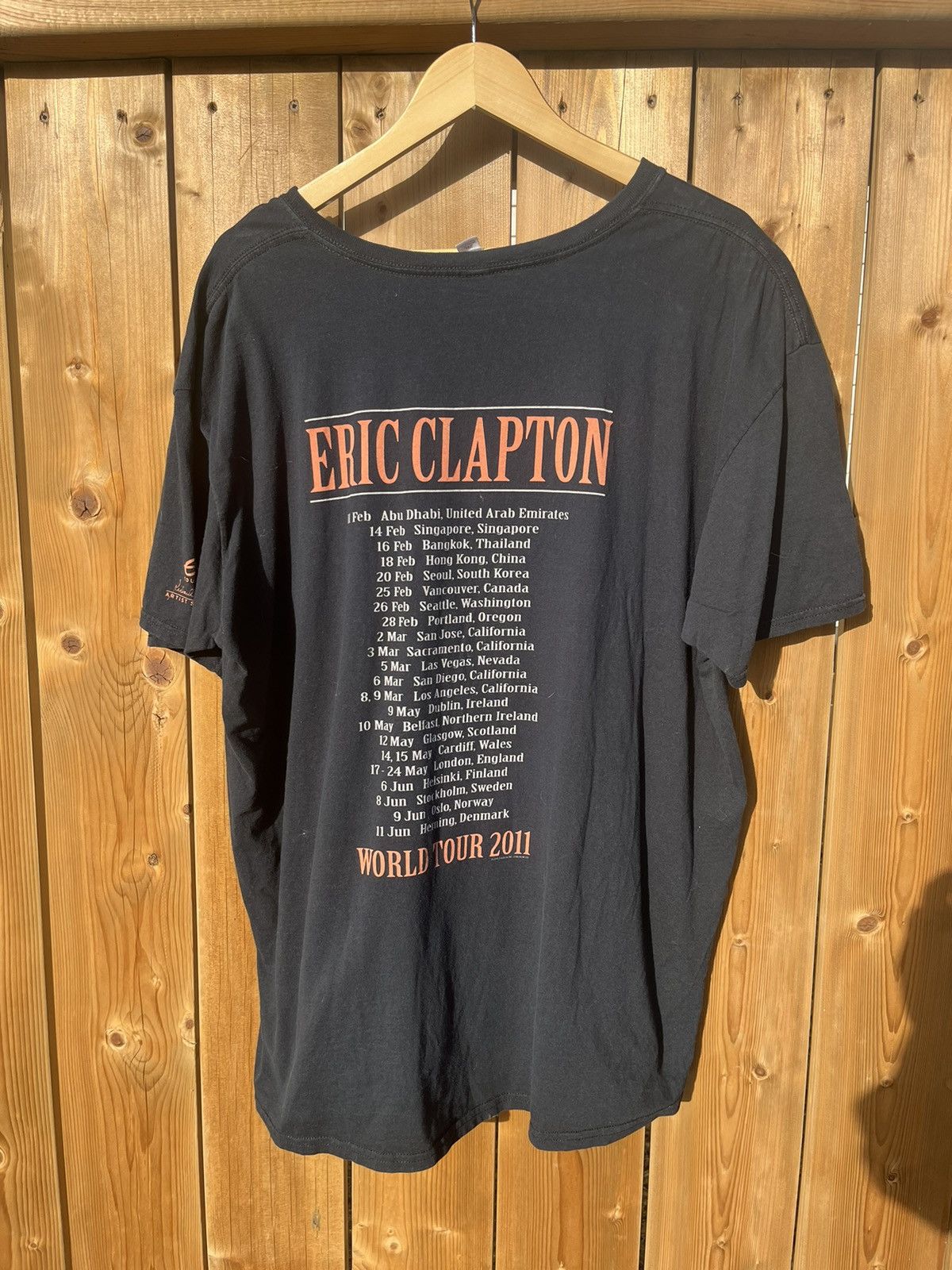 Band Tees × Vintage Y2K Eric Clapton World Tour Shirt Size US XXL / EU 58 / 5 - 2 Thumbnail