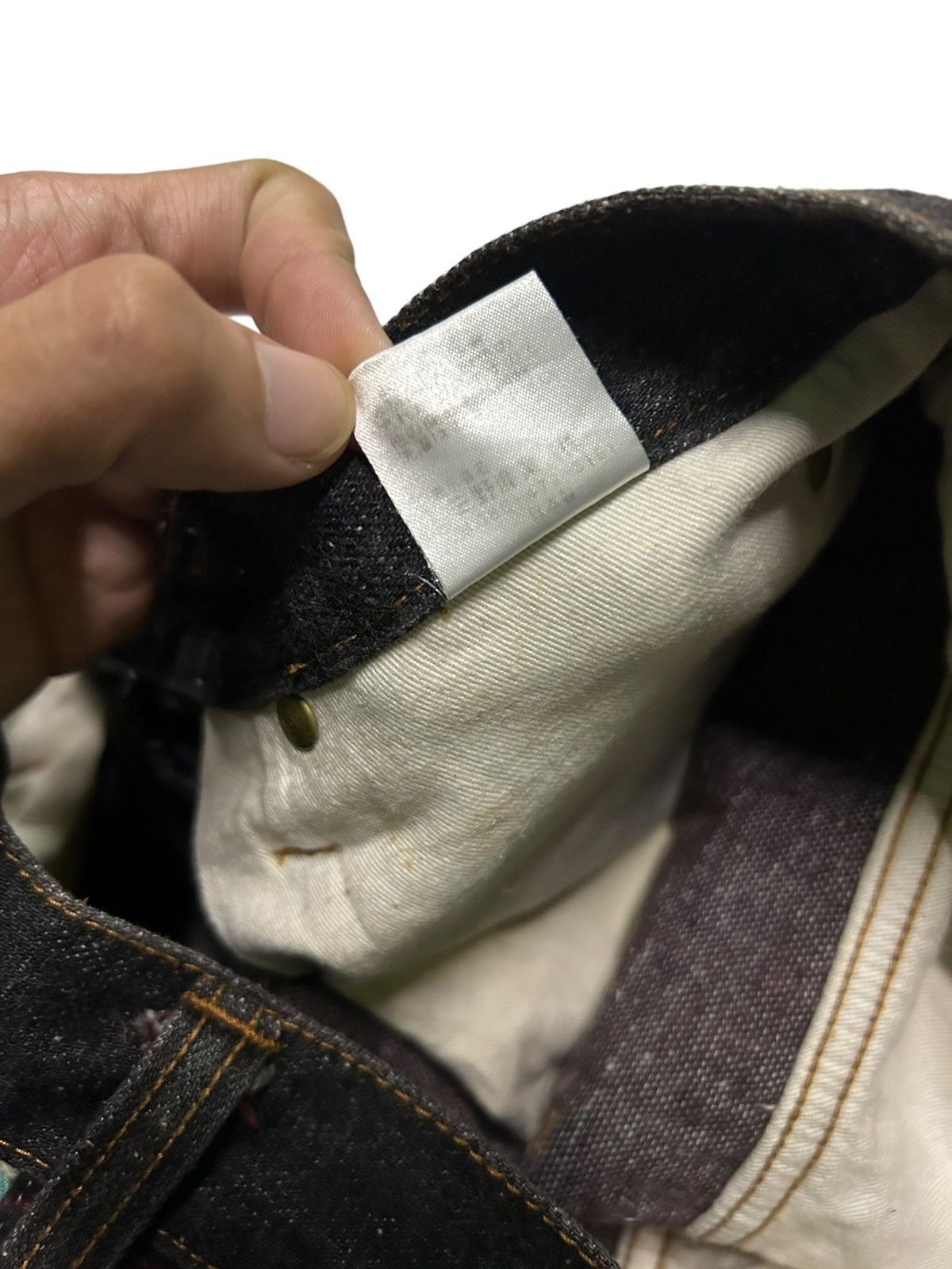 Japanese Brand × Kapital × Vintage Japanese Brand CNCV Concave attempt denim Size US 32 / EU 48 - 15 Thumbnail