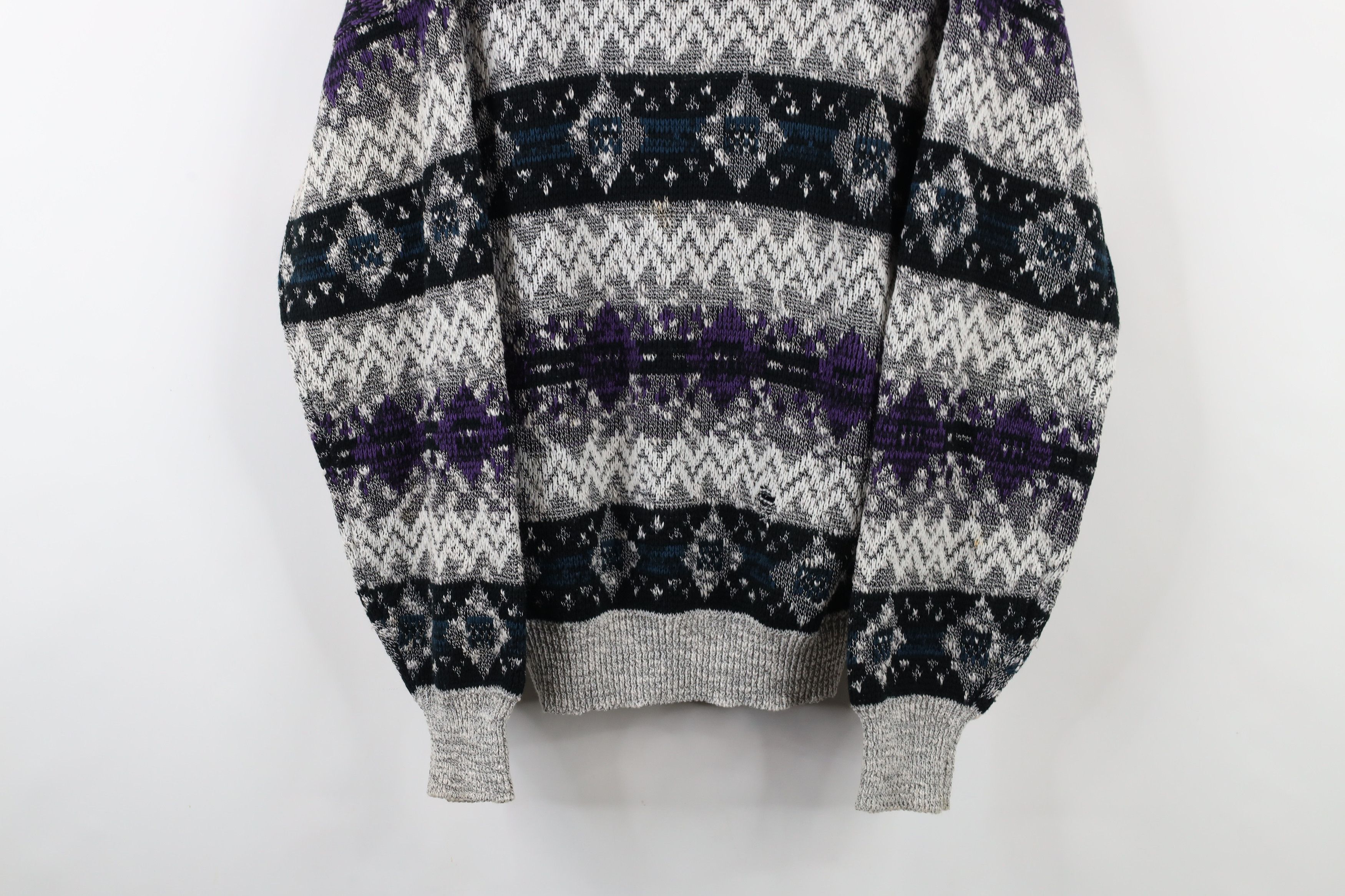 Vintage Vintage 90s Coogi Style Southwestern Fiesta Knit Sweater Size US M / EU 48-50 / 2 - 3 Thumbnail
