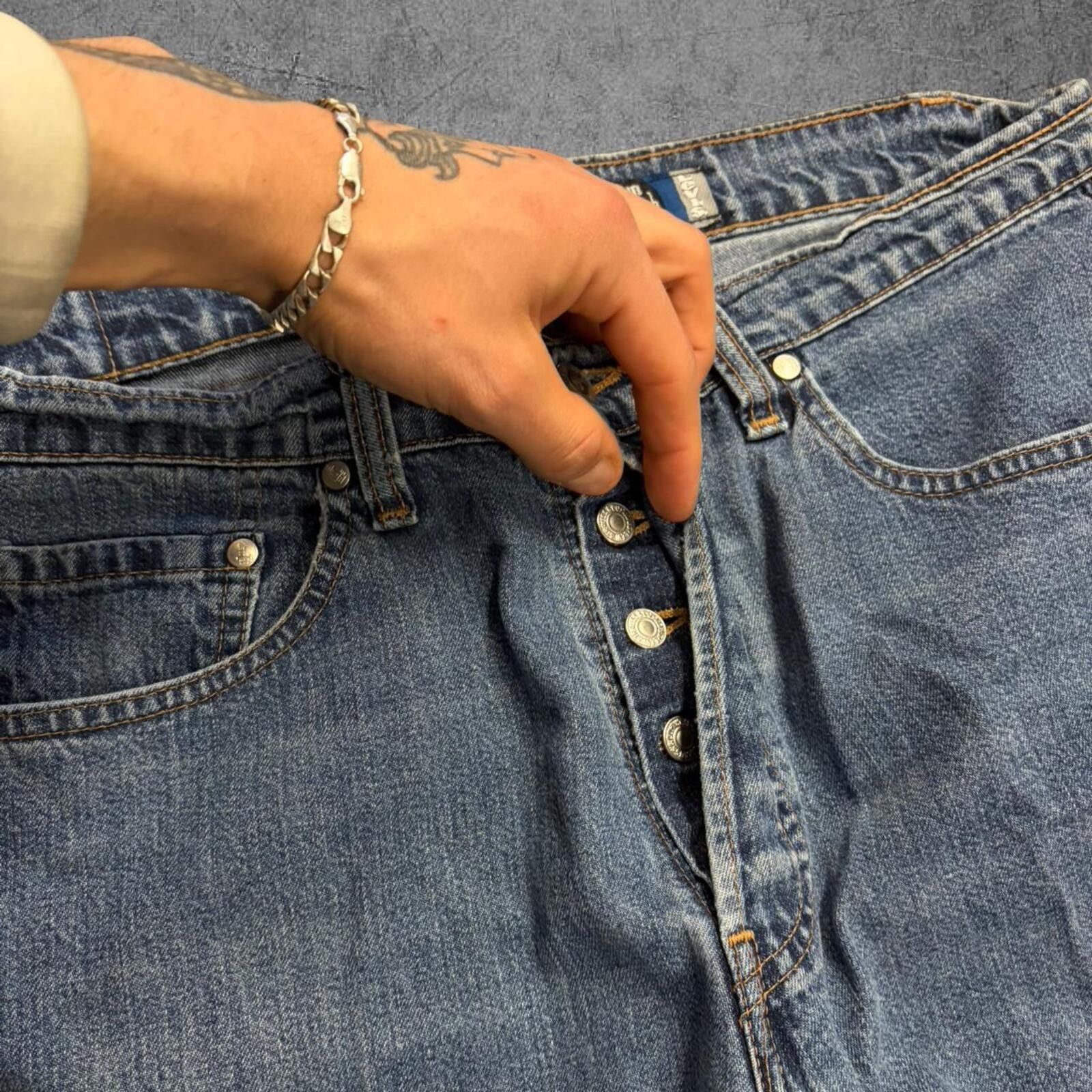 Levi's Vintage 90s Levi Silver Tab Relaxed Fit Jeans Size US 33 - 5 Thumbnail