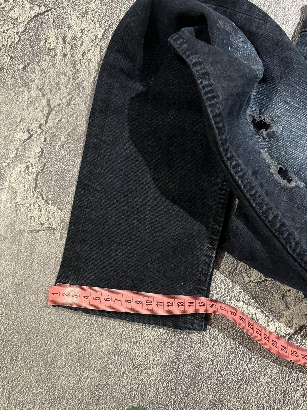 Japanese Brand Underground Dark Avant Garde Jean — Zipper Archive Faded 90 Size US 30 / EU 46 - 9 Thumbnail