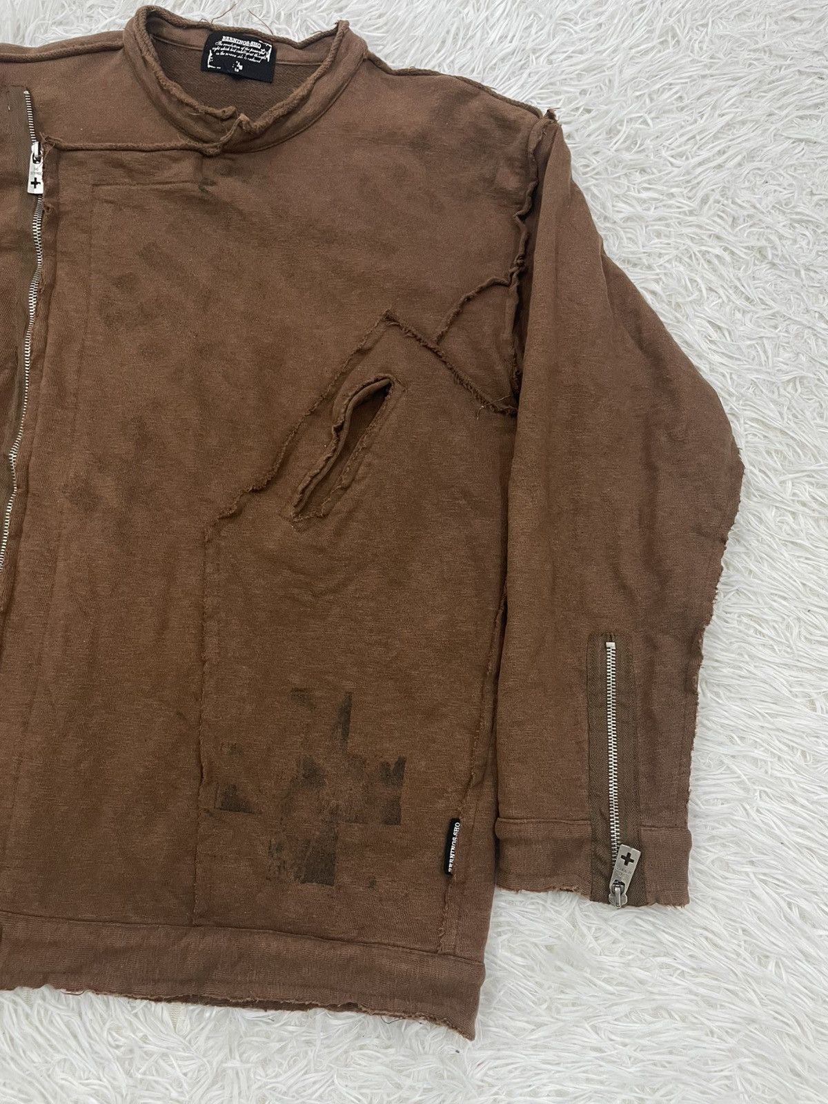BERNINGS SHO Bernings-Sho Asymmetrical Constructed Sweater Jacket Punk Size US L / EU 52-54 / 3 - 4 Thumbnail