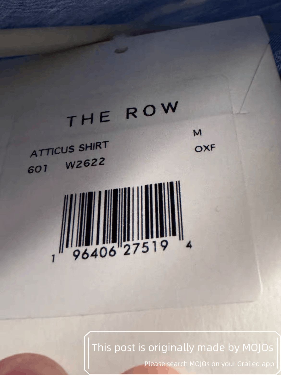 The Row The Row Atticus Classic Blue Shirt Size US M / EU 48-50 / 2 - 4 Thumbnail