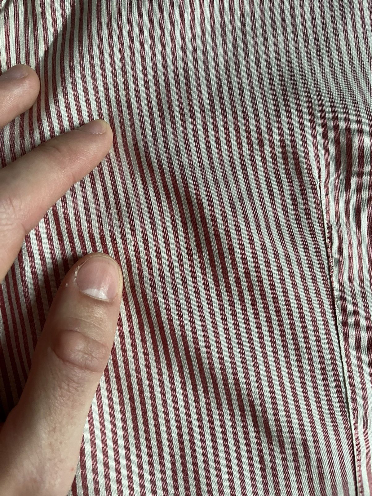 Salvatore Ferragamo VINTAGE SALVATORE FERRAGAMO STRIPED SILK SHIRT MADE IN ITALY Size M / US 6-8 / IT 42-44 - 9 Thumbnail