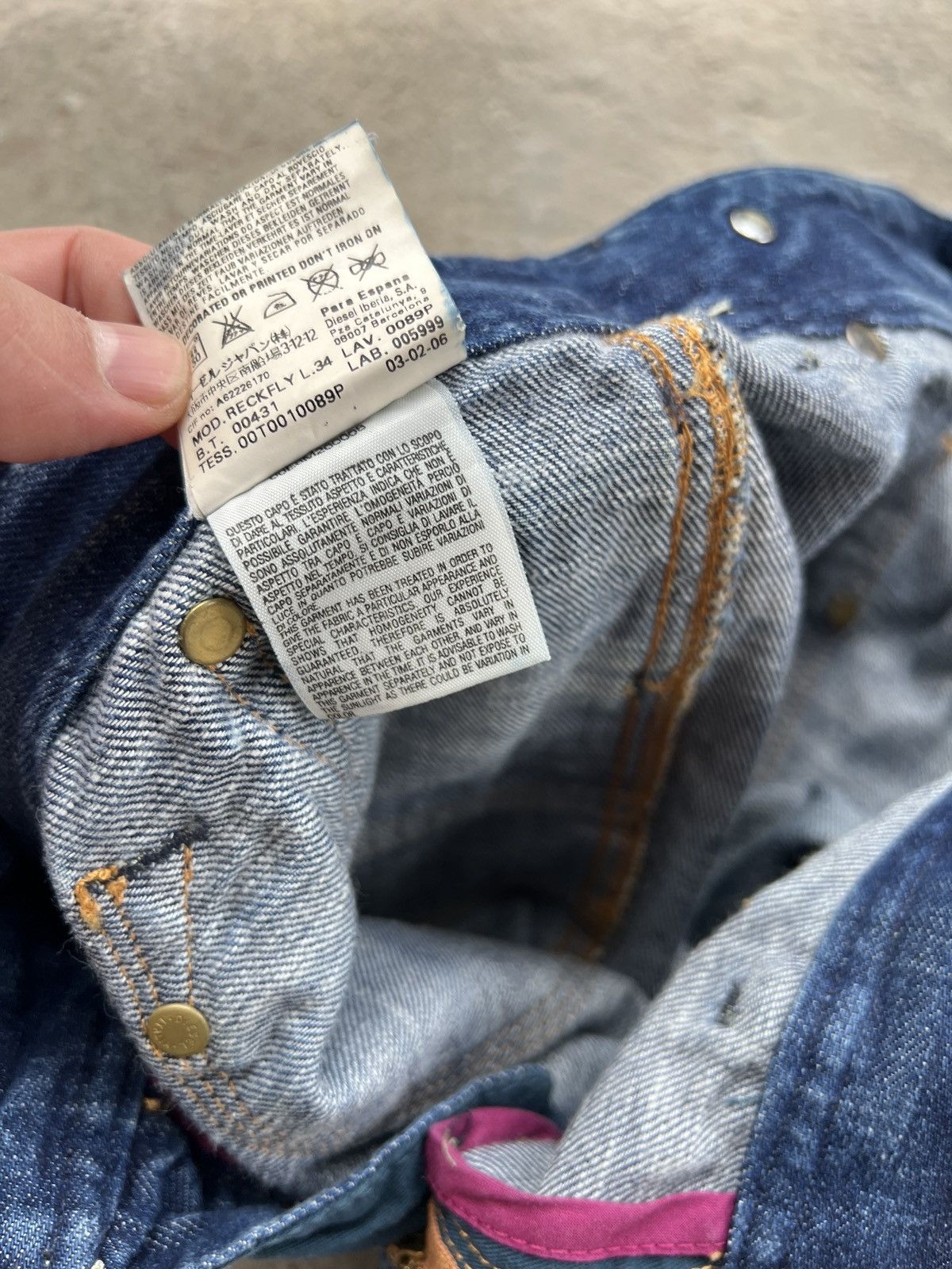 Diesel Diesel Reckfly Jeans Size 29" - 11 Thumbnail