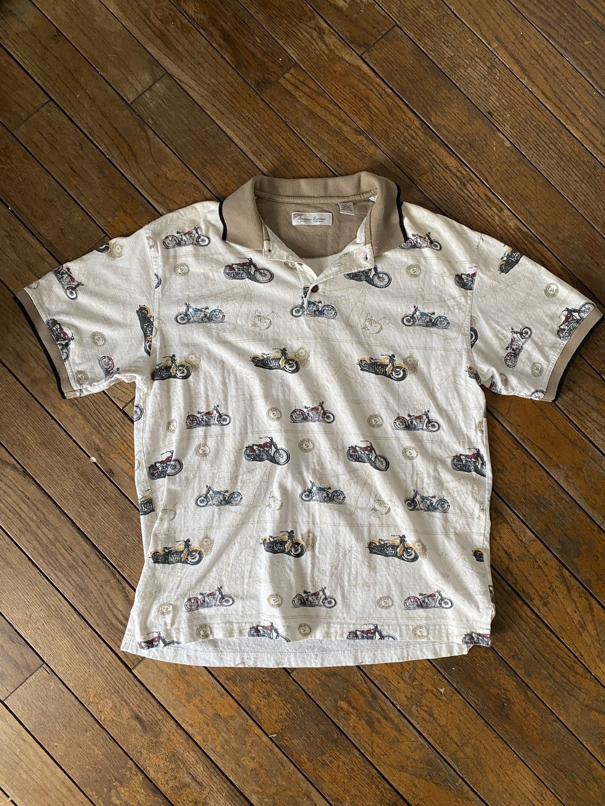 Other 90’s American Summer Motorcycle Polo Size US L / EU 52-54 / 3 - 1 Thumbnail