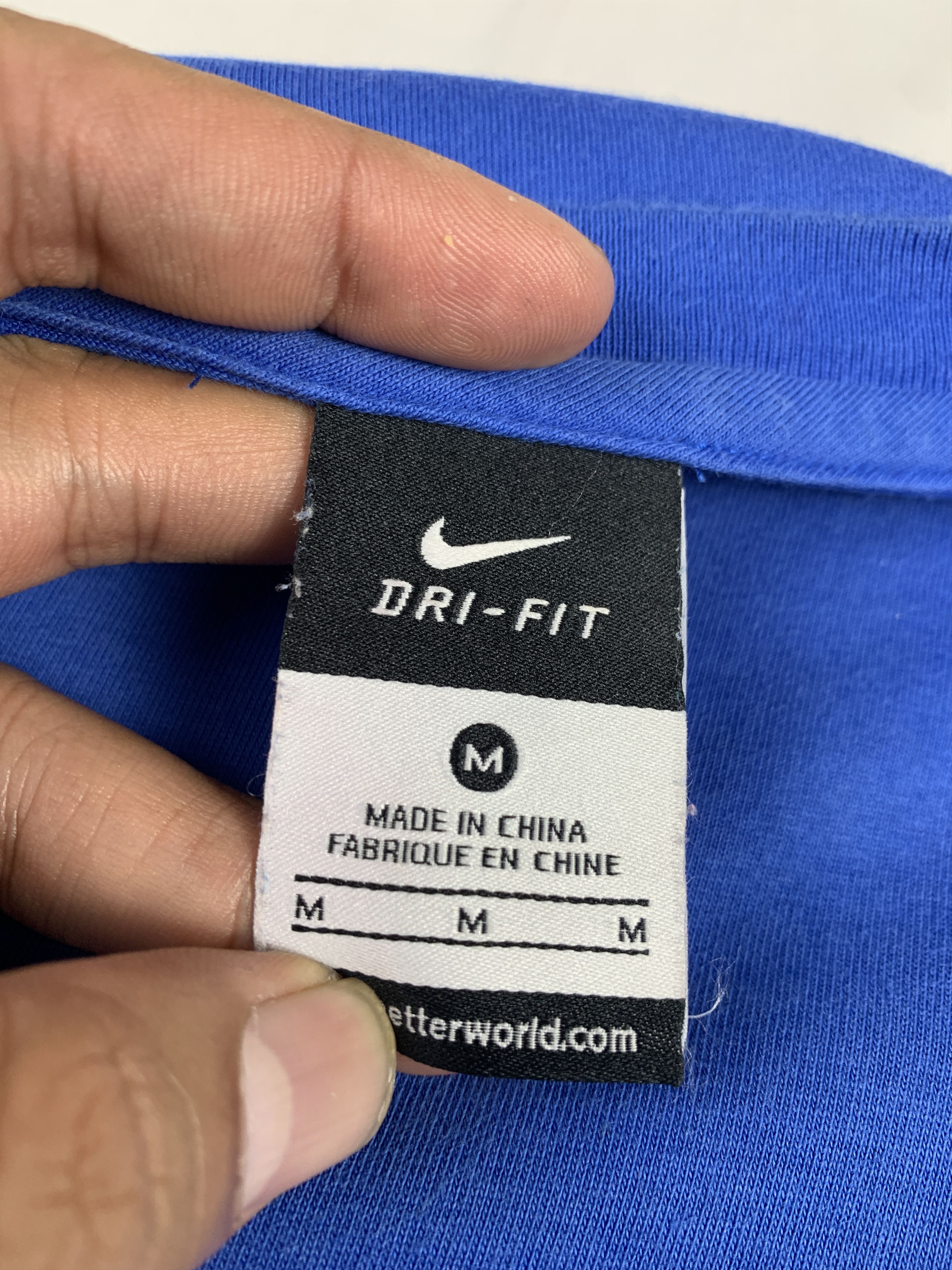 Nike 2010s Nike Blue Al-Hilal FC Arab League Tee (M) Size US M / EU 48-50 / 2 - 6 Thumbnail