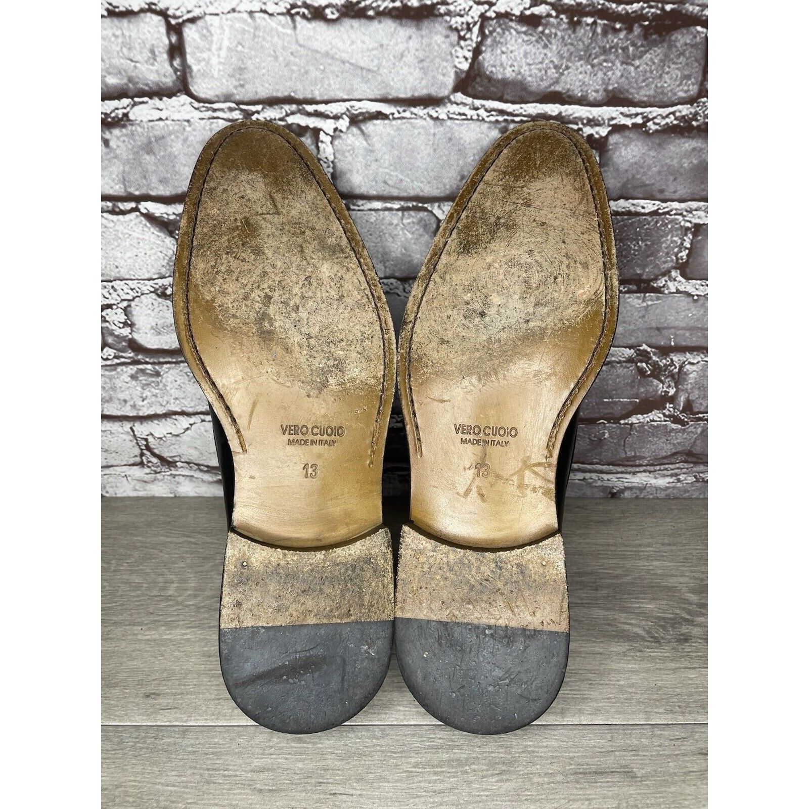 Other Wall+Water Black Leather Cap Toe Brogue Oxfords Shoes Men’s Size US 13 / EU 46 - 18 Thumbnail