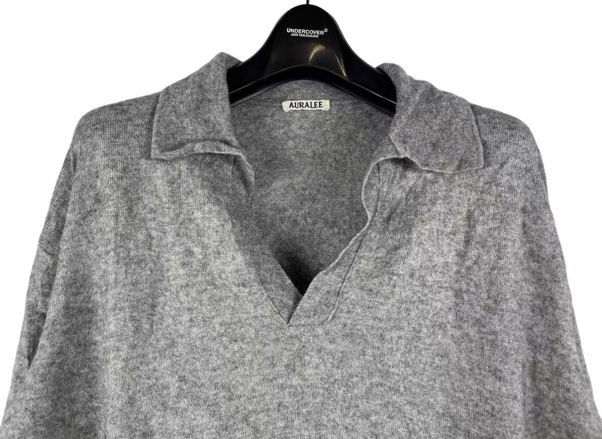 Auralee Auralee Super Fine Cashmere Silk Knit Skipper Polo J31 Size US XL / EU 56 / 4 - 3 Thumbnail