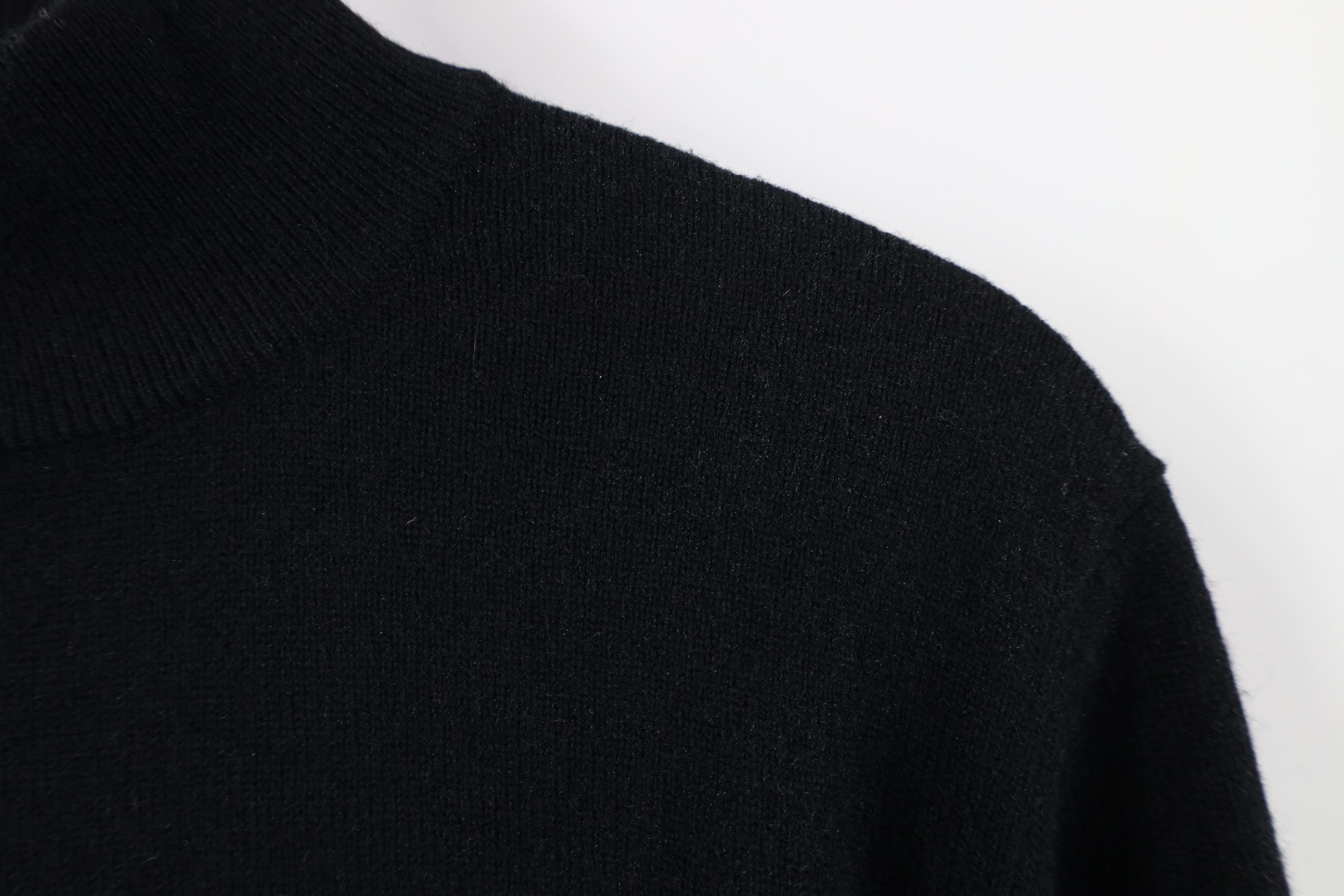 Vintage Vintage 90s Streetwear 2 Ply Cashmere Knit Mock Neck Sweater Size M / US 6-8 / IT 42-44 - 4 Thumbnail