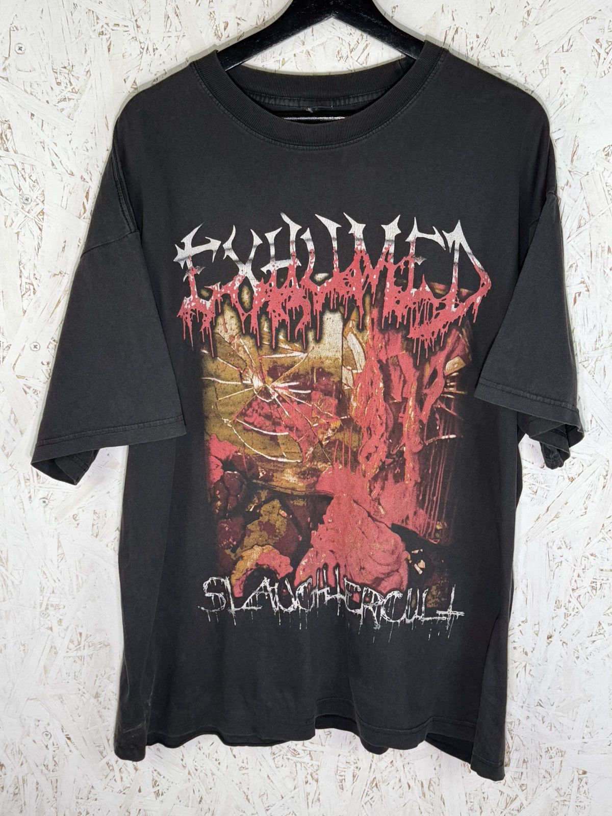 Band Tees Vintage Exhumed Slaughtercult 2000 Death Metal Band T-Shirt Size US XL / EU 56 / 4 - 1 Thumbnail