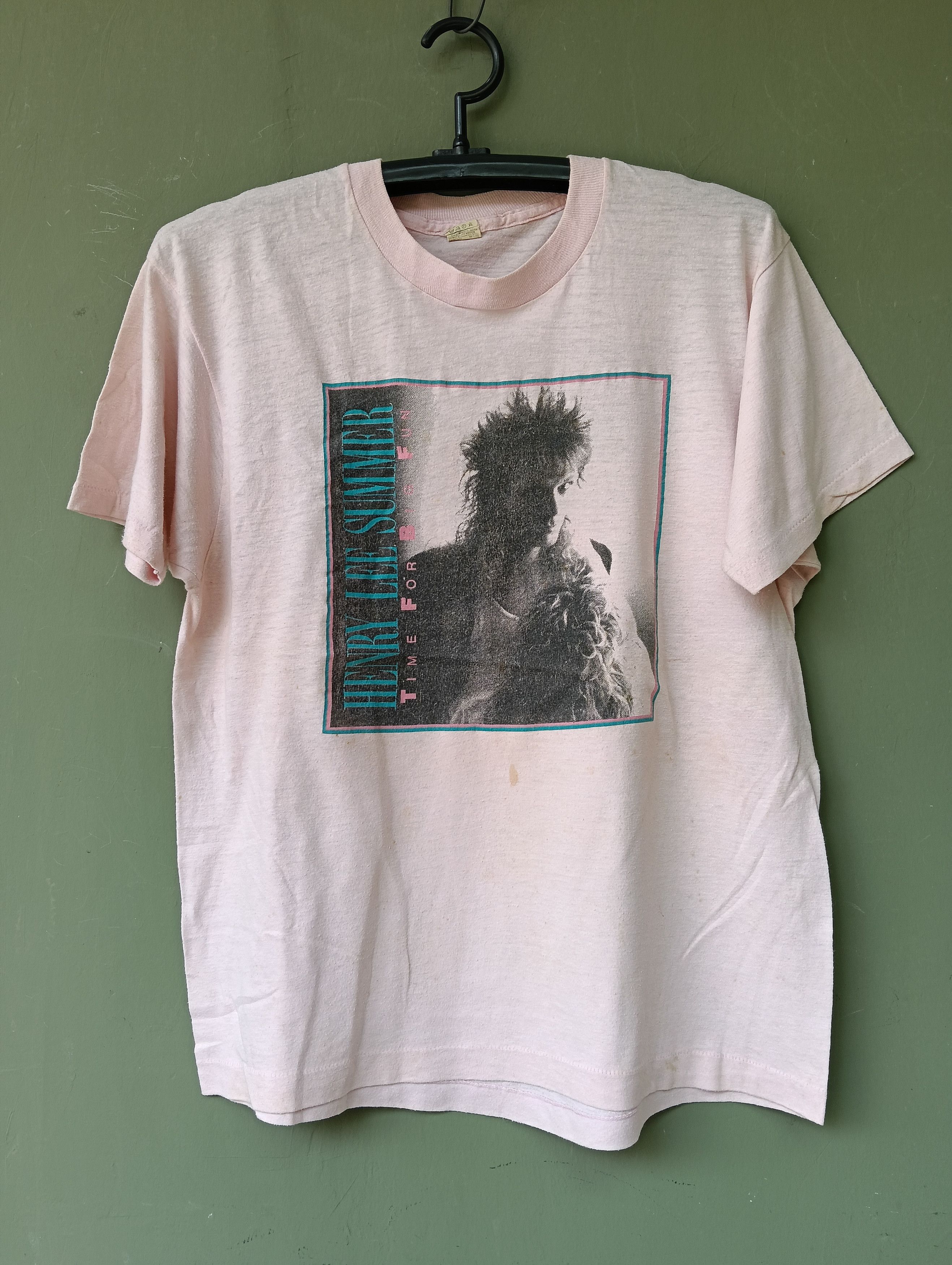 Vintage Henry Lee summer tour vintage t shirt 80s size M. Size US M / EU 48-50 / 2 - 1 Thumbnail