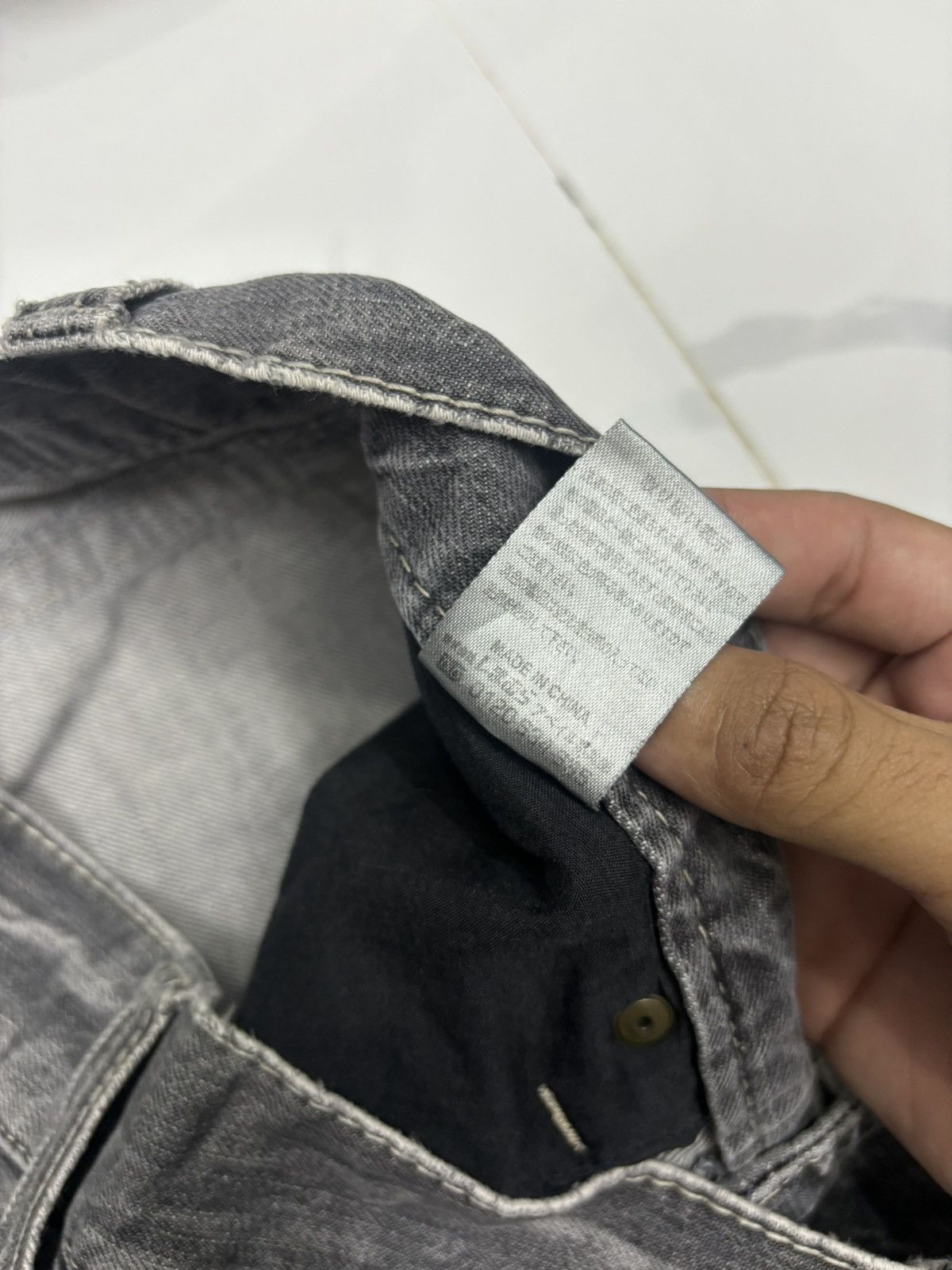 Japanese Brand 🔥AVAIL JEANS SLIM STRAIGHT DISTRESSED DENIM JEANS Size US 32 / EU 48 - 10 Thumbnail
