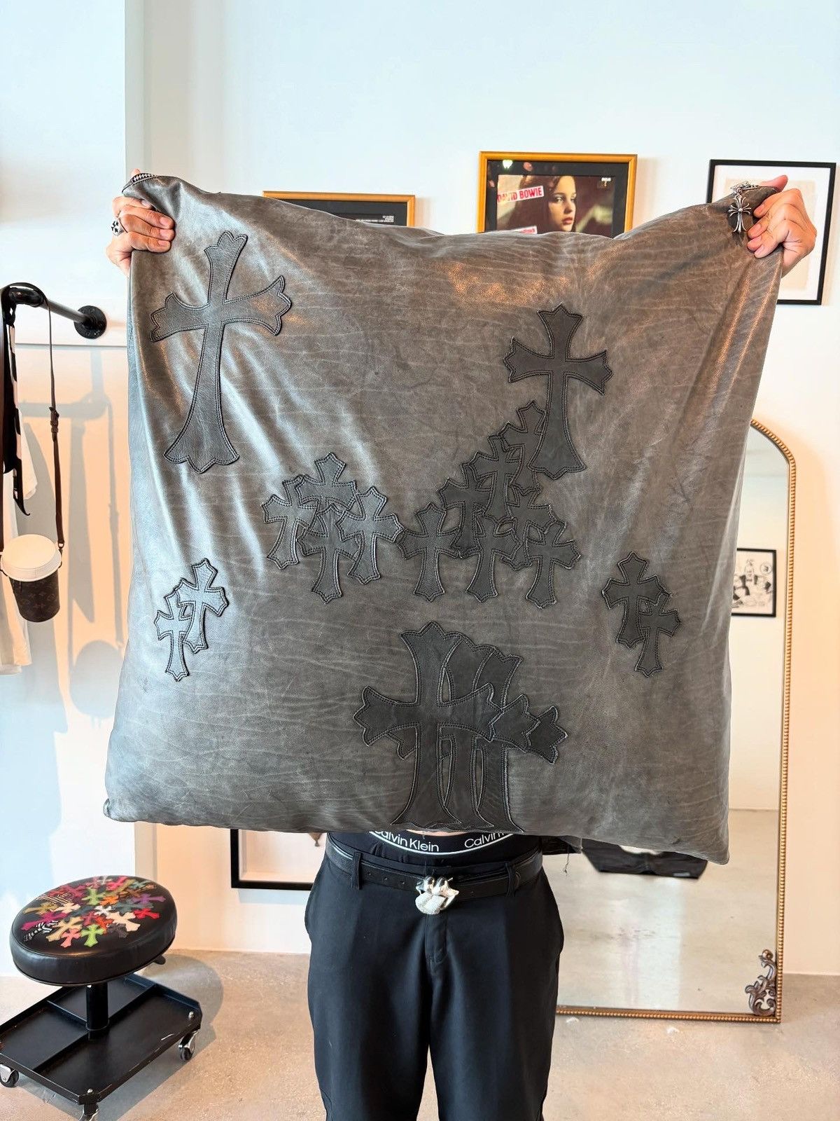 Chrome Hearts XXL FLOODED CROSS PILLOW Size ONE SIZE - 1 Thumbnail