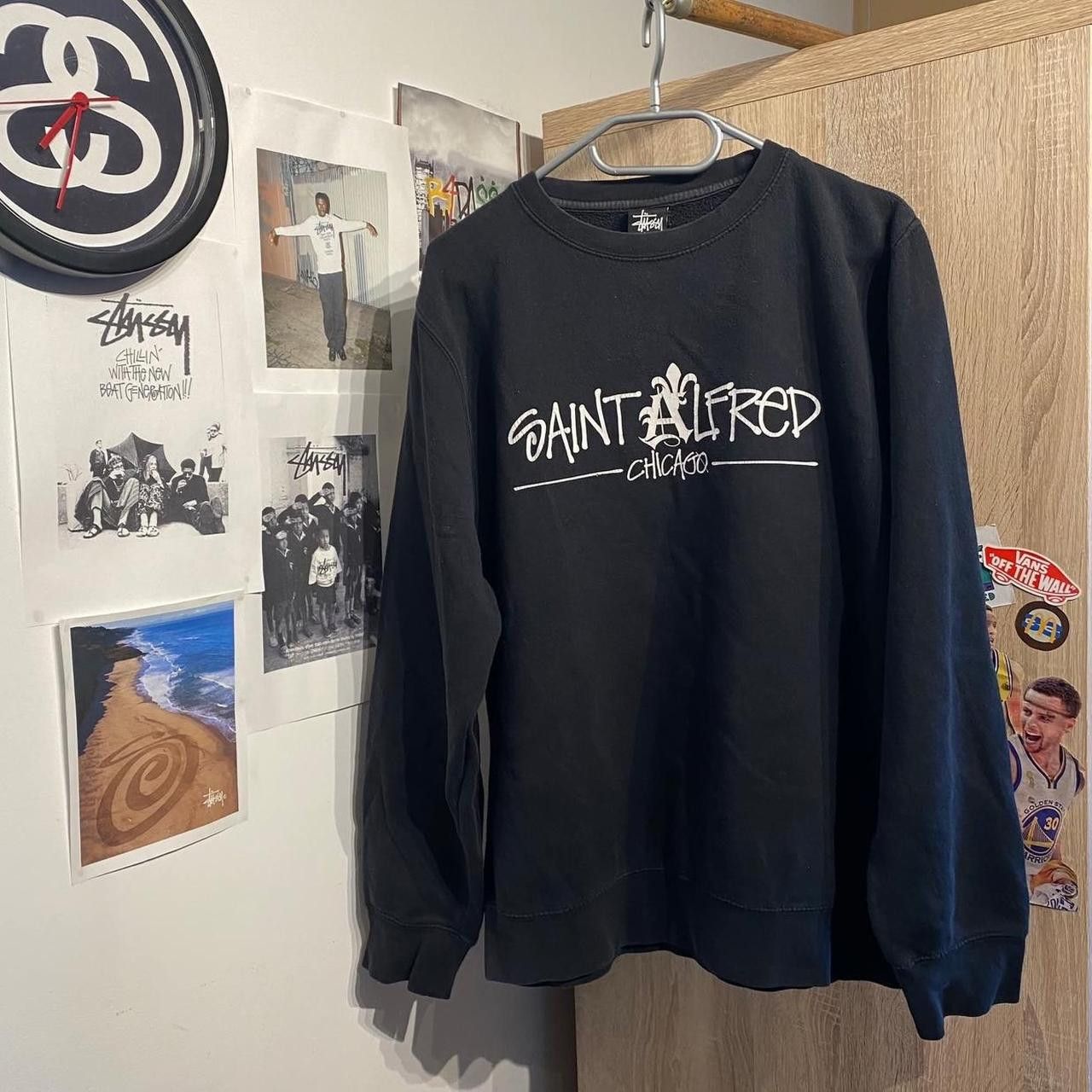 Stussy Stussy x Saint Alfred Chicago Sweatshirt Size US L / EU 52-54 / 3 - 1 Thumbnail