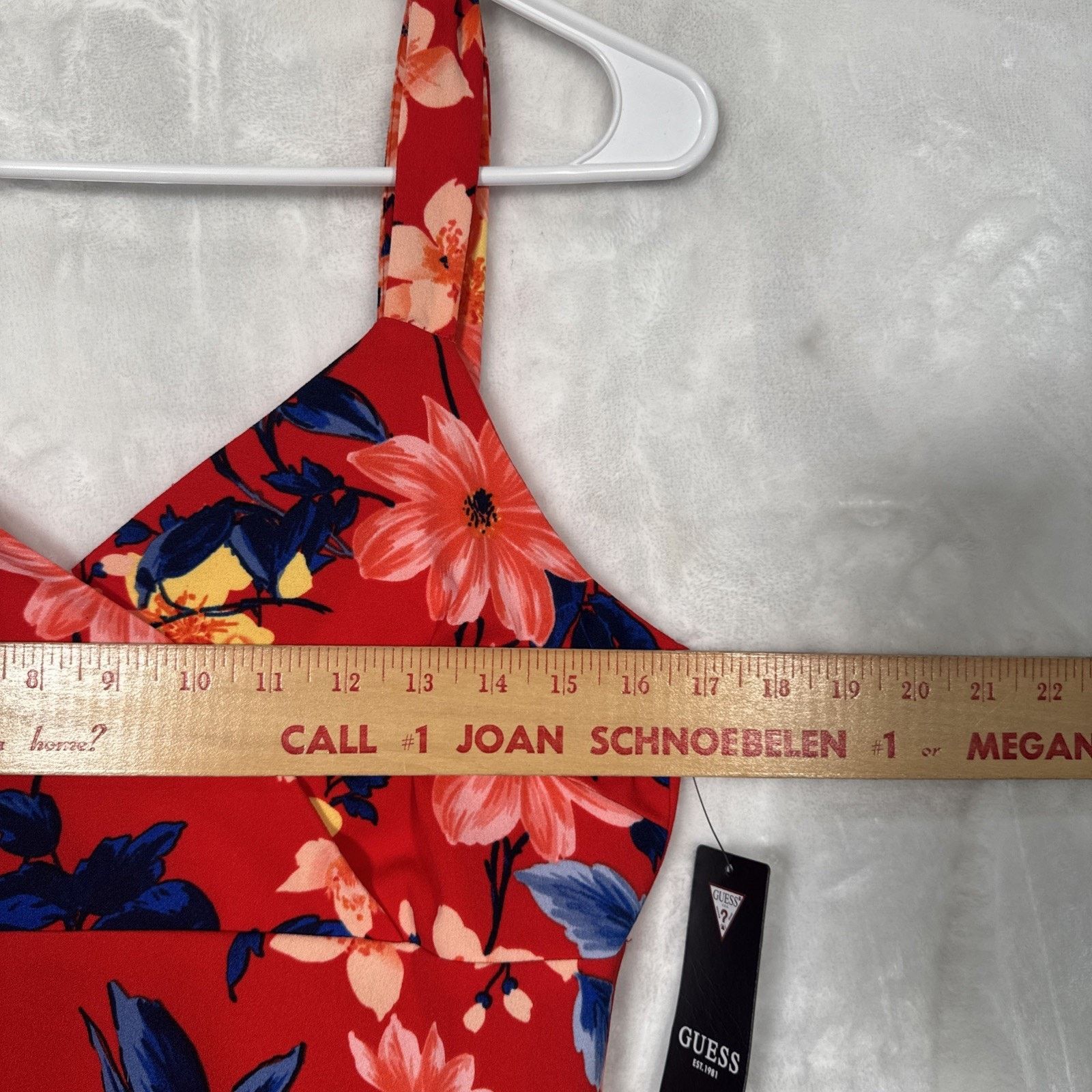 Guess NWT GUESS Printed Scuba-Crepe Sheath Lined Sleeveless Floral Size XL / US 12-14 / IT 48-50 - 10 Thumbnail
