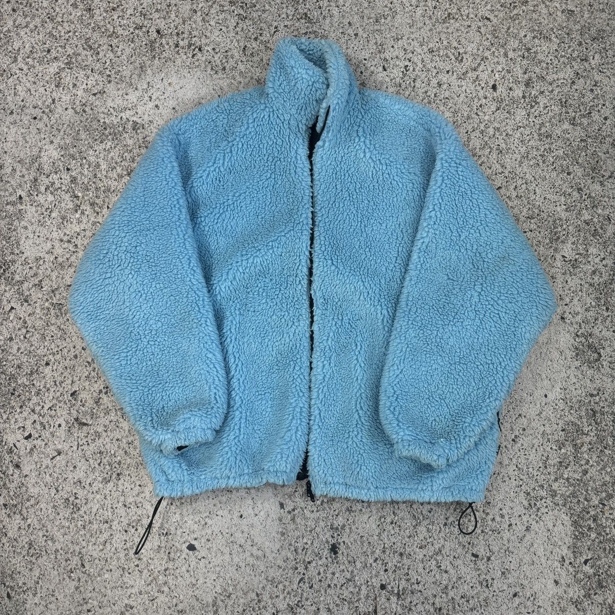 Balenciaga Balenciaga Oversized Baby Blue Teddy Fleece Size US XXL / EU 58 / 5 - 1 Thumbnail