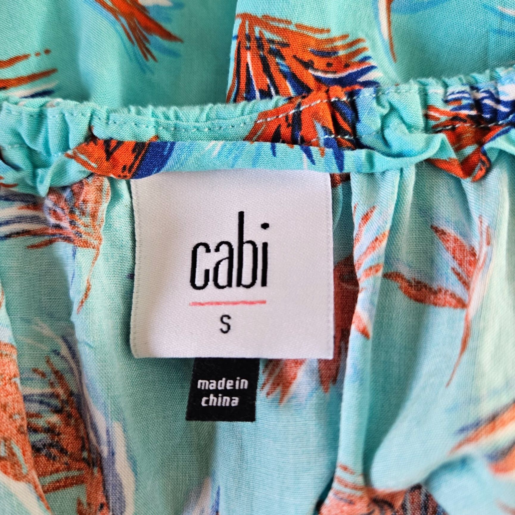Vintage Cabi 5230 Womens Tassel Tank Top Sz Small Blue Red Rayon Tank Sleeveless Pullover Casual Summer Spring Womens Size S / US 4 / IT 40 - 5 Thumbnail