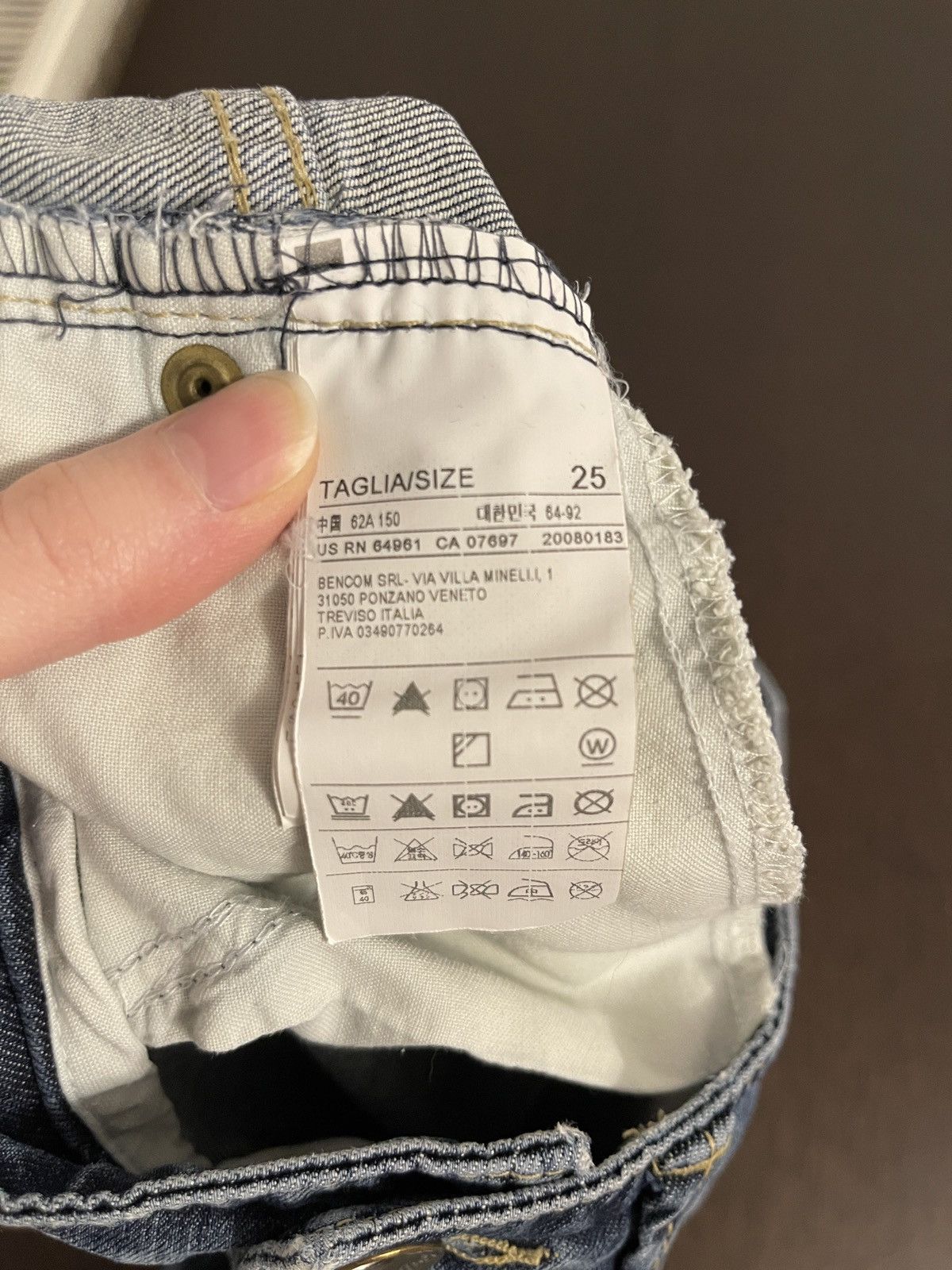 Benetton Benetton skinny blue jeans Size 25" / US 0 / IT 36 - 6 Thumbnail