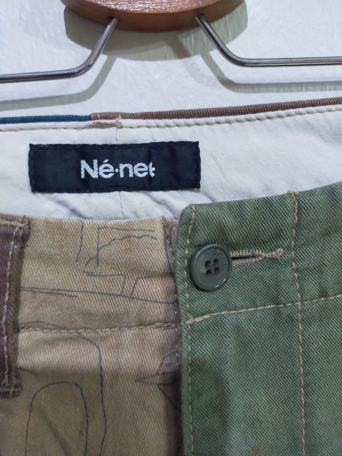 Issey Miyake Né-net Patchwork Colorblock Pants Rare Japanese Avant-Garde Size US 31 - 5 Thumbnail