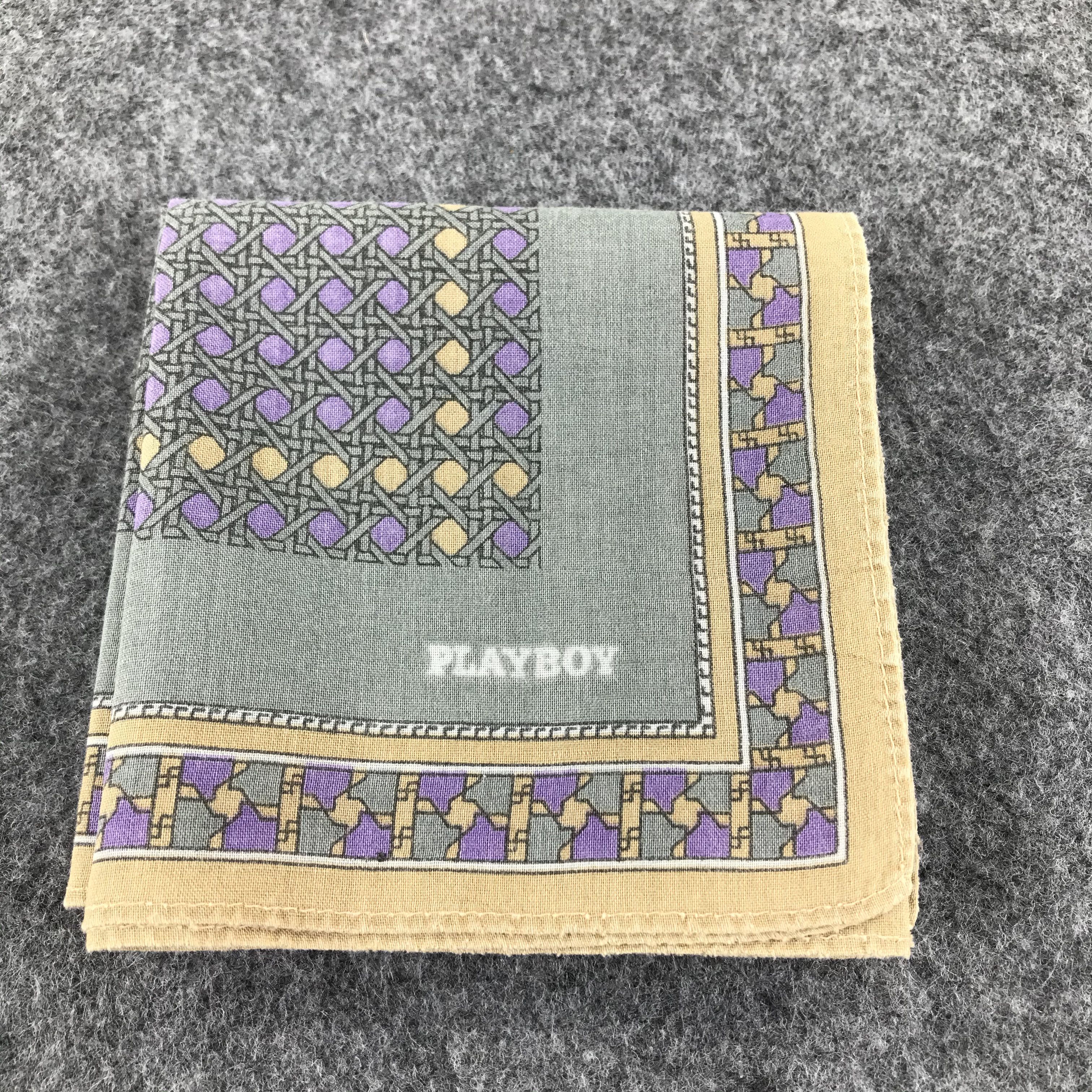 Playboy × Vintage Playboy Handkerchief Neckerchief Bandana H264 Size ONE SIZE - 6 Thumbnail