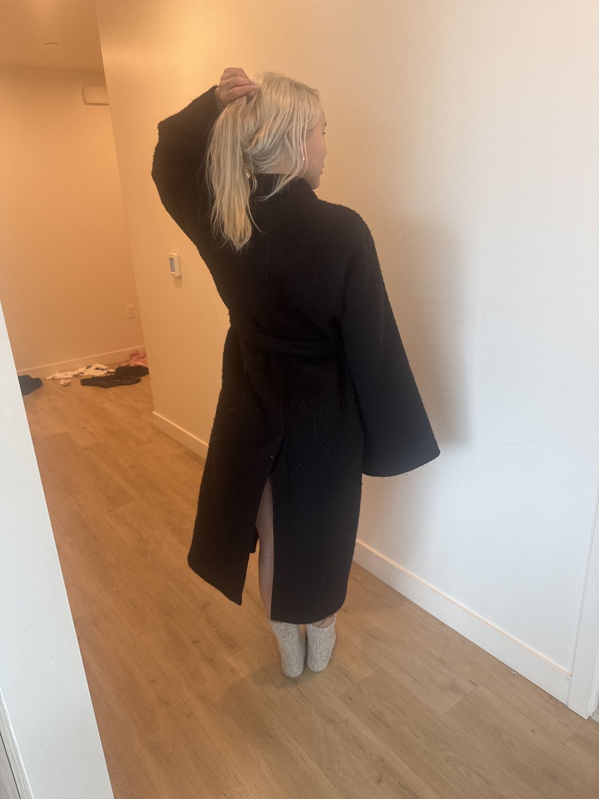 Rick Owens Strobe F/W 2022 wool overcoat Size XS / US 0-2 / IT 36-38 - 3 Thumbnail