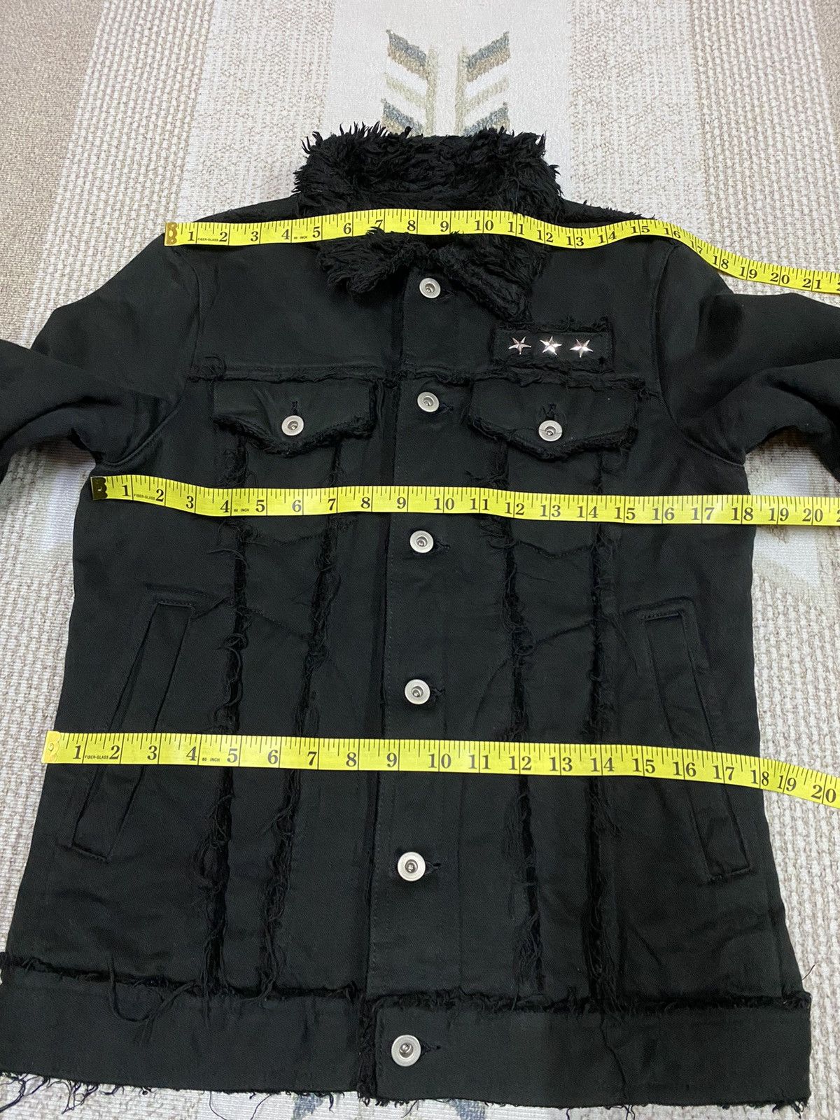 If Six Was Nine × Japanese Brand × Le Grande Bleu (L.G.B.) Japanese Brand Rupert Furry Denim Jacket Size US L / EU 52-54 / 3 - 14 Thumbnail