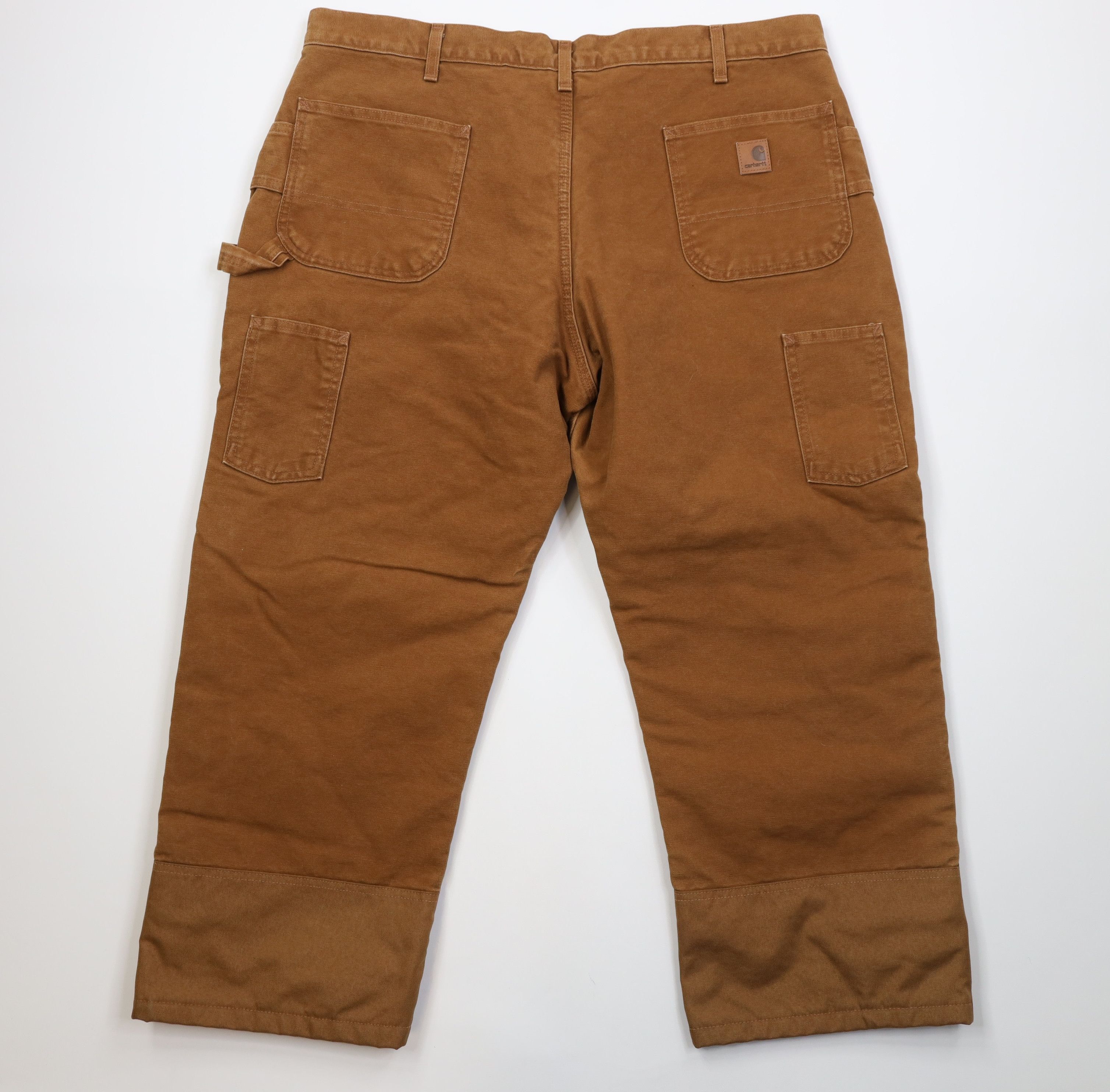 Carhartt Vintage Carhartt Double Knee Canvas Wide Leg Pants Brown Size US 42 / EU 58 - 10 Thumbnail