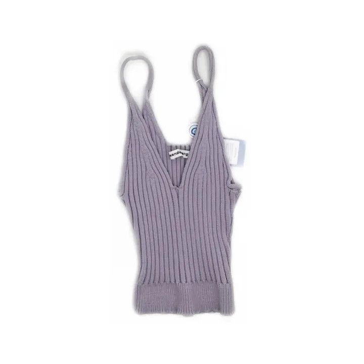 Alexander Wang Alexander Wang Casual Solid Color Tank Top 0079 Size XS / US 0-2 / IT 36-38 - 1 Thumbnail