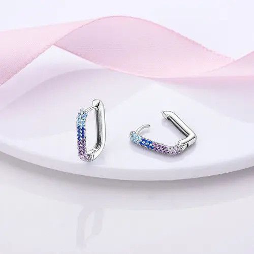 Japanese Brand × Vintage Vintage Sterling Silver Earring Blue Zircon Star Size ONE SIZE - 4 Thumbnail