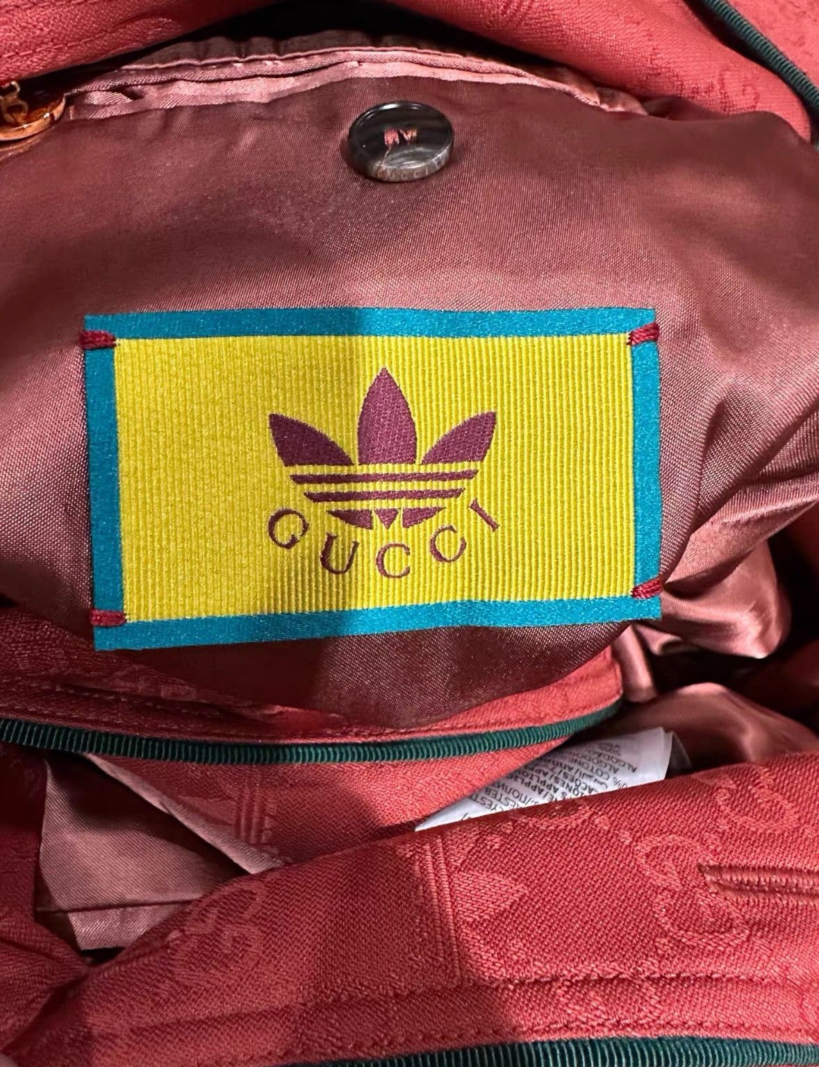 Gucci Gucci Gucci x Adidas Red Button-Up Jacket -2506 Size US S / EU 44-46 / 1 - 3 Thumbnail