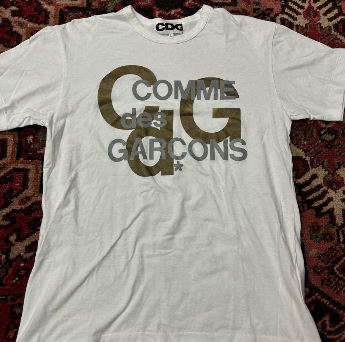 Comme des Garcons Comme Des Garcons Logo Tee Size US L / EU 52-54 / 3 - 1 Thumbnail