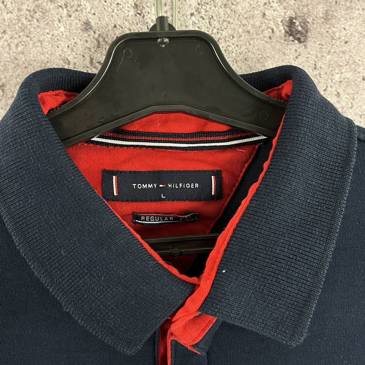 Japanese Brand × Tommy Hilfiger Tommy Hilfiger Polo T-Shirt Embroidery Logo Navy Size L Size US L / EU 52-54 / 3 - 9 Thumbnail