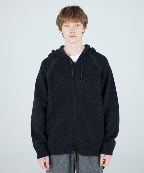 Adidas Y-3 M Classic Winter Knit Hooded Full zip M Size US M / EU 48-50 / 2 - 1 Thumbnail