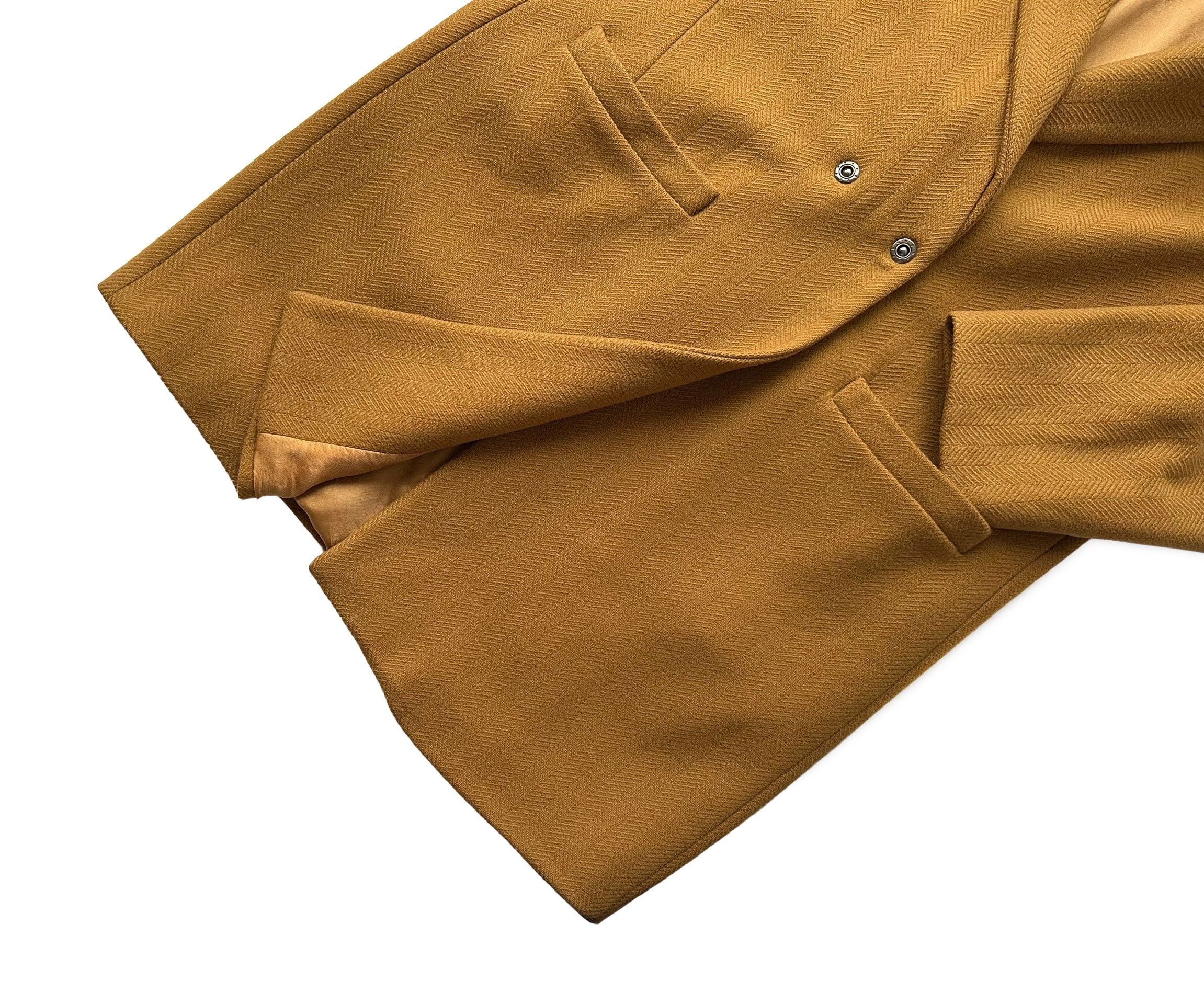 See by Chloe SEE BY CHLOE mustard wool tweed oversized coat Size XS / US 0-2 / IT 36-38 - 7 Thumbnail