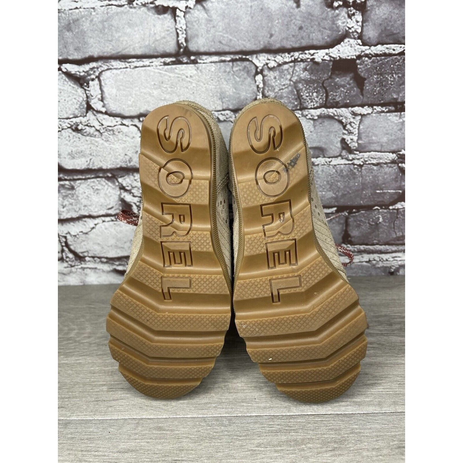 SOREL SOREL Joan of Arctic Wedge II Soft Taupe Suede Winter Lace U Size US 4 / IT 34 - 20 Thumbnail