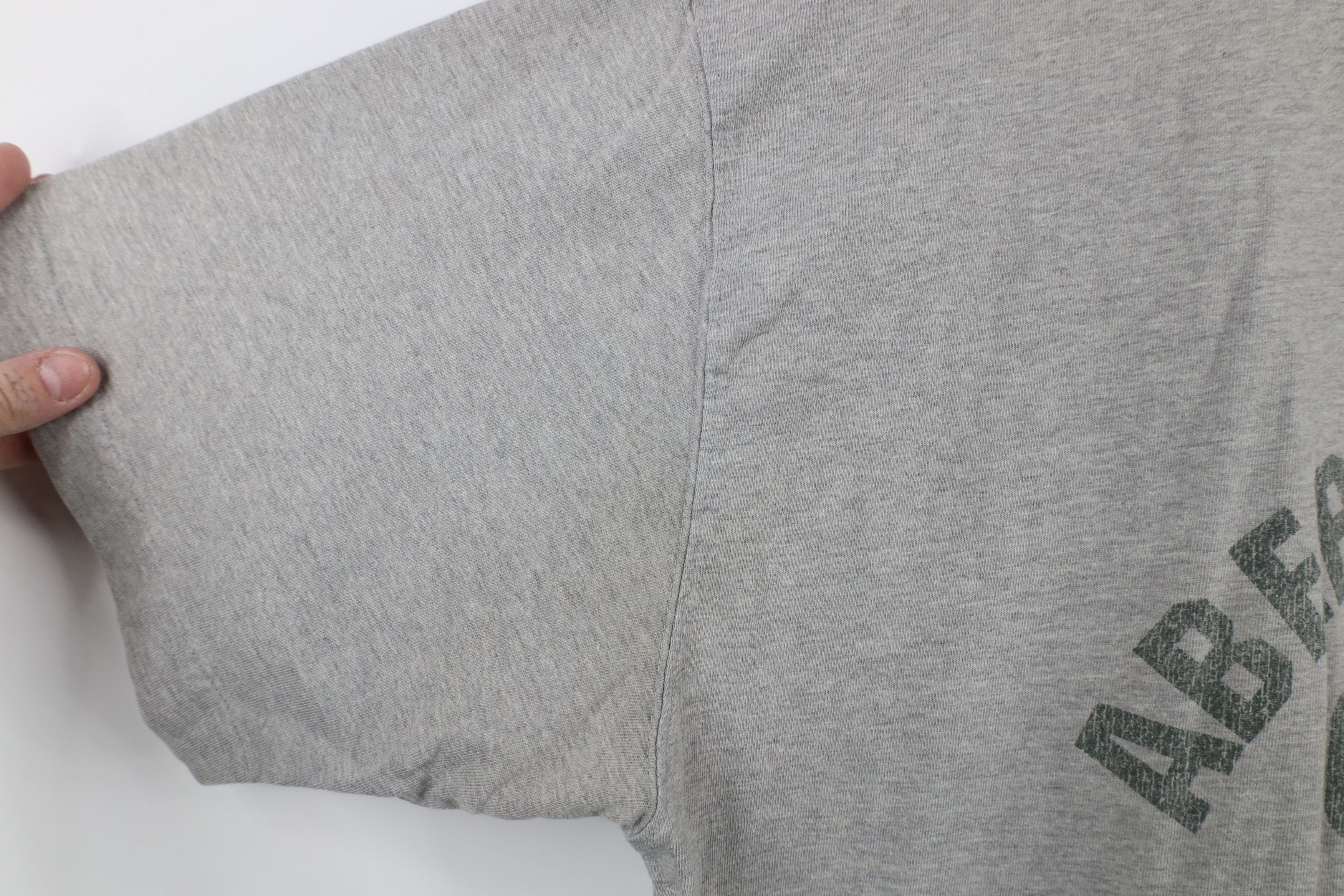 Abercrombie & Fitch × Vintage Vintage 90s Y2K Abercrombie & Fitch T-Shirt Gray USA Size US L / EU 52-54 / 3 - 6 Thumbnail