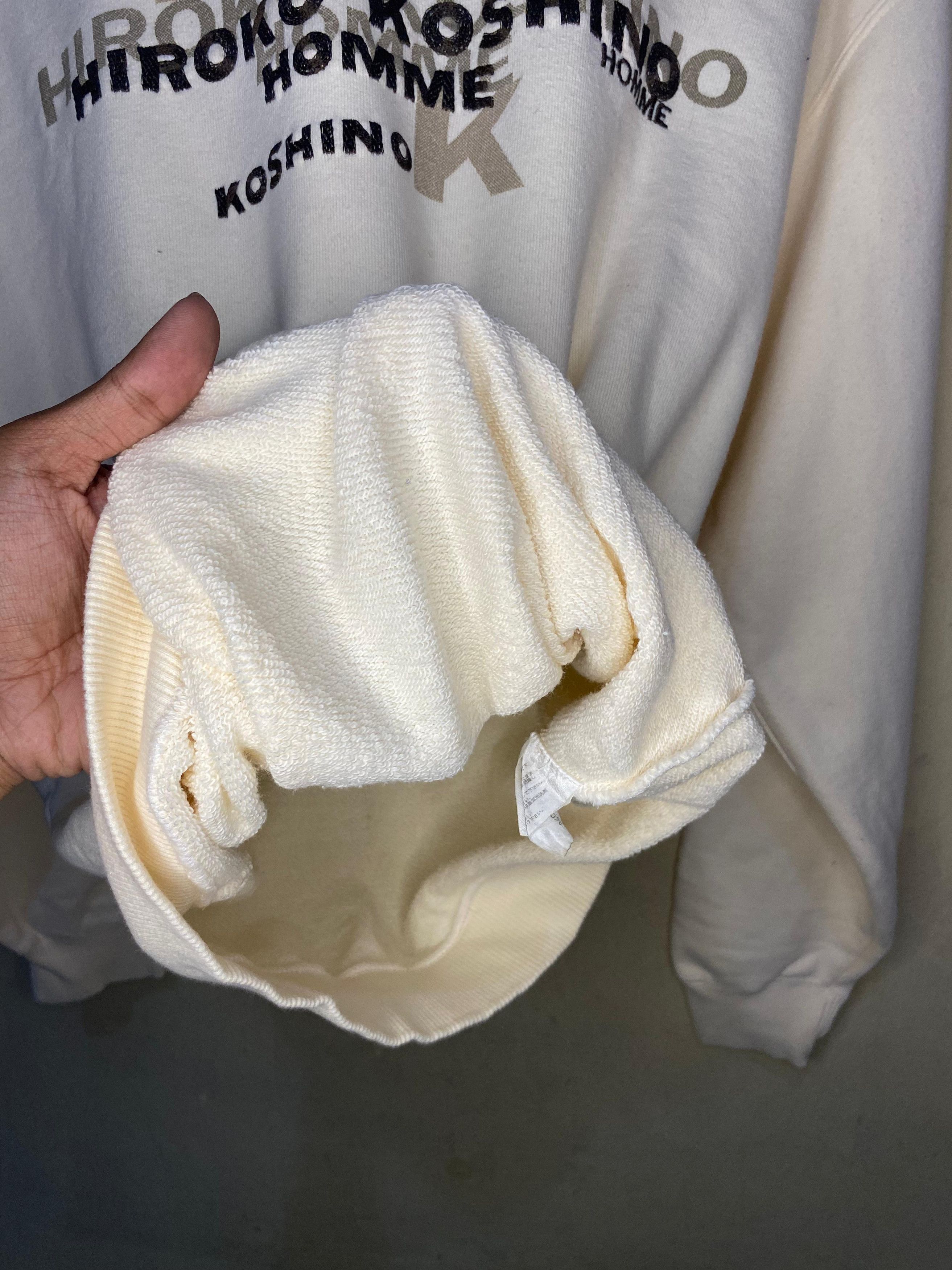 Hiroko Koshino Homme Hiroko Koshino Sweatshirt Beige Color Size US M / EU 48-50 / 2 - 7 Thumbnail