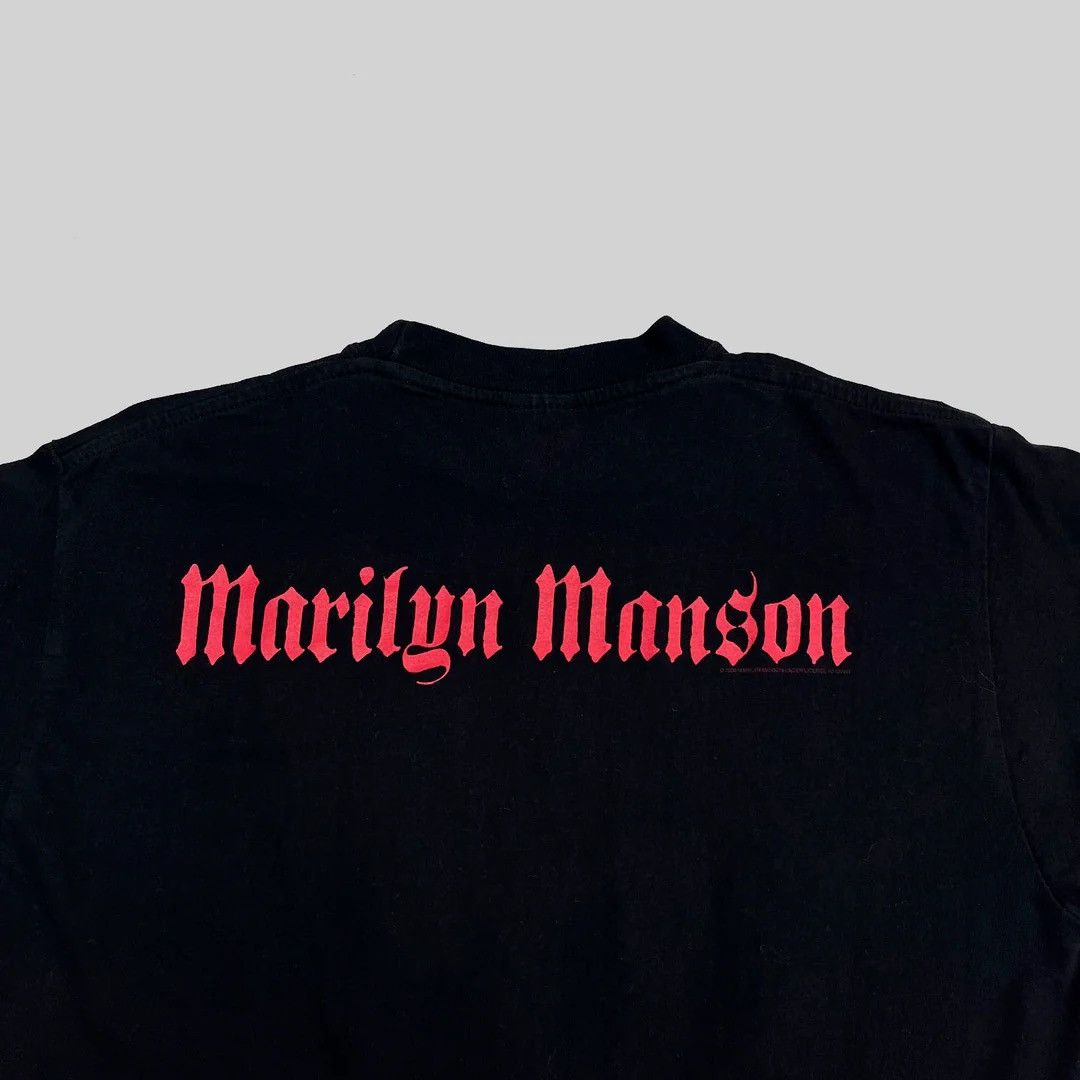 【00s】MARILYN MANSON vintage tシャツgiant XL 00s】MARILYN MANSON vintage tシャツgiant XL