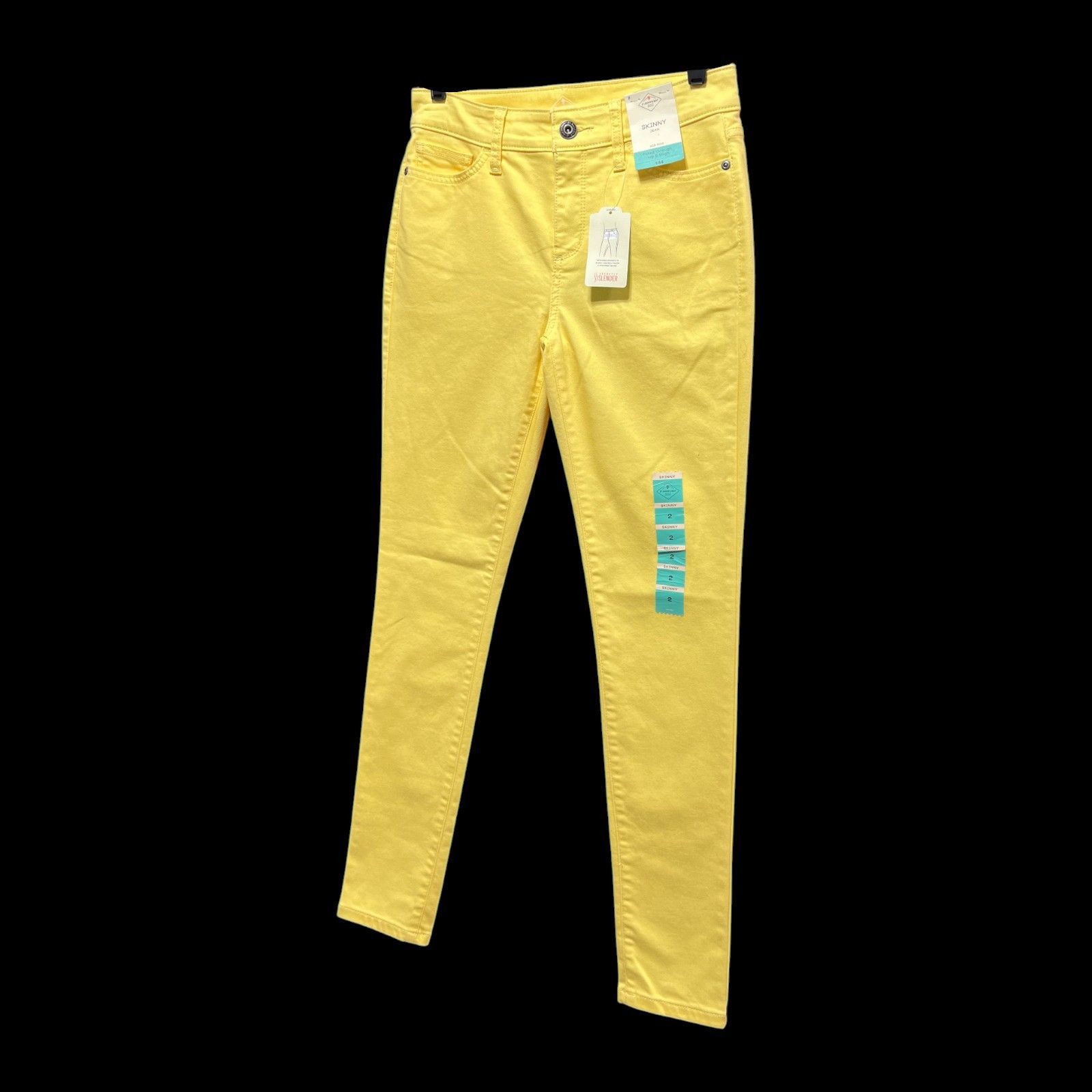 Other St.John's Bay - Women's Mid-Rise Skinny Jeans - Fitted Throu Size 26" / US 2 / IT 38 - 12 Thumbnail