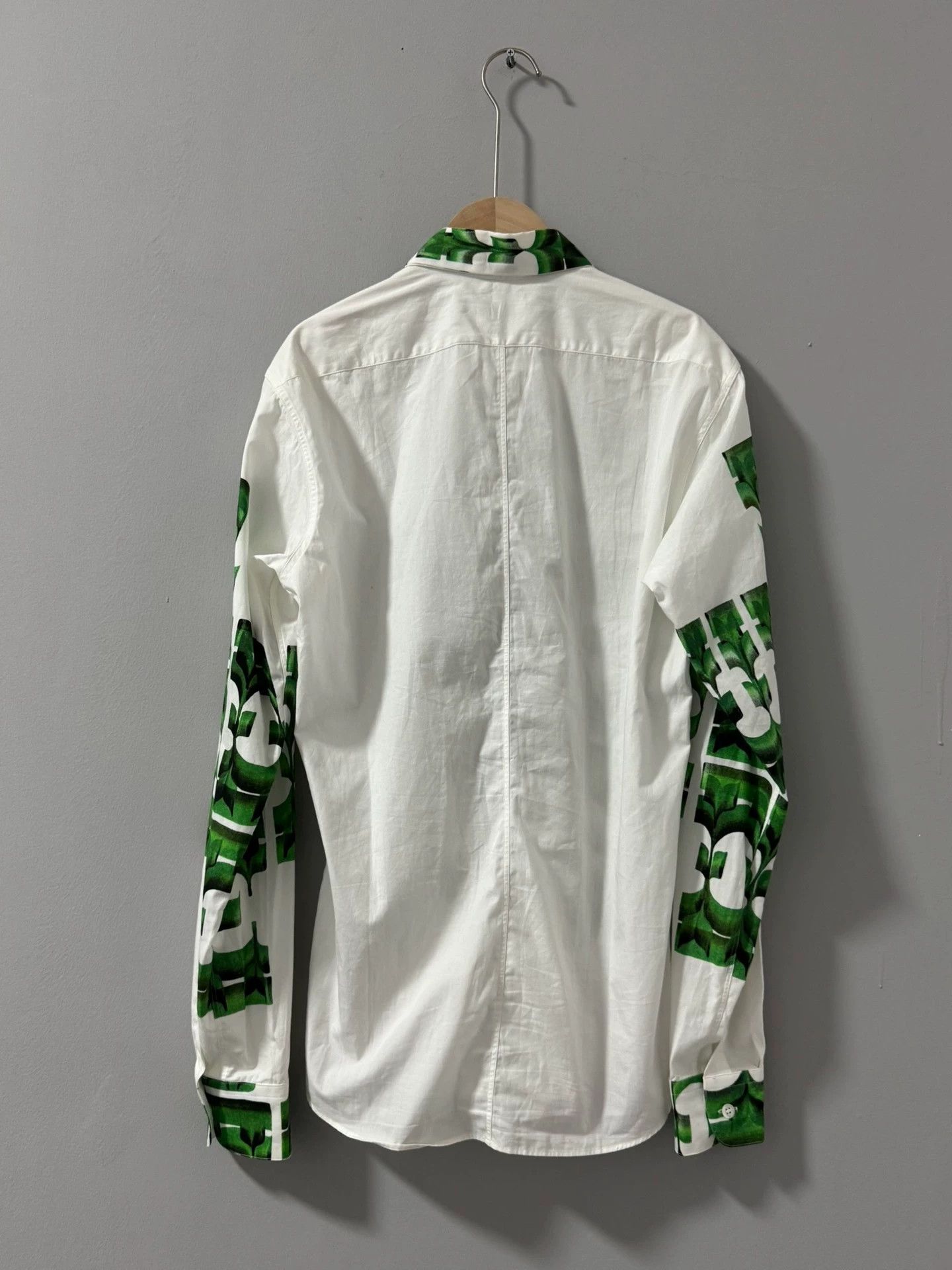 Dries Van Noten Dries Van Noten new green print LS shirt 46 Size US S / EU 44-46 / 1 - 2 Thumbnail