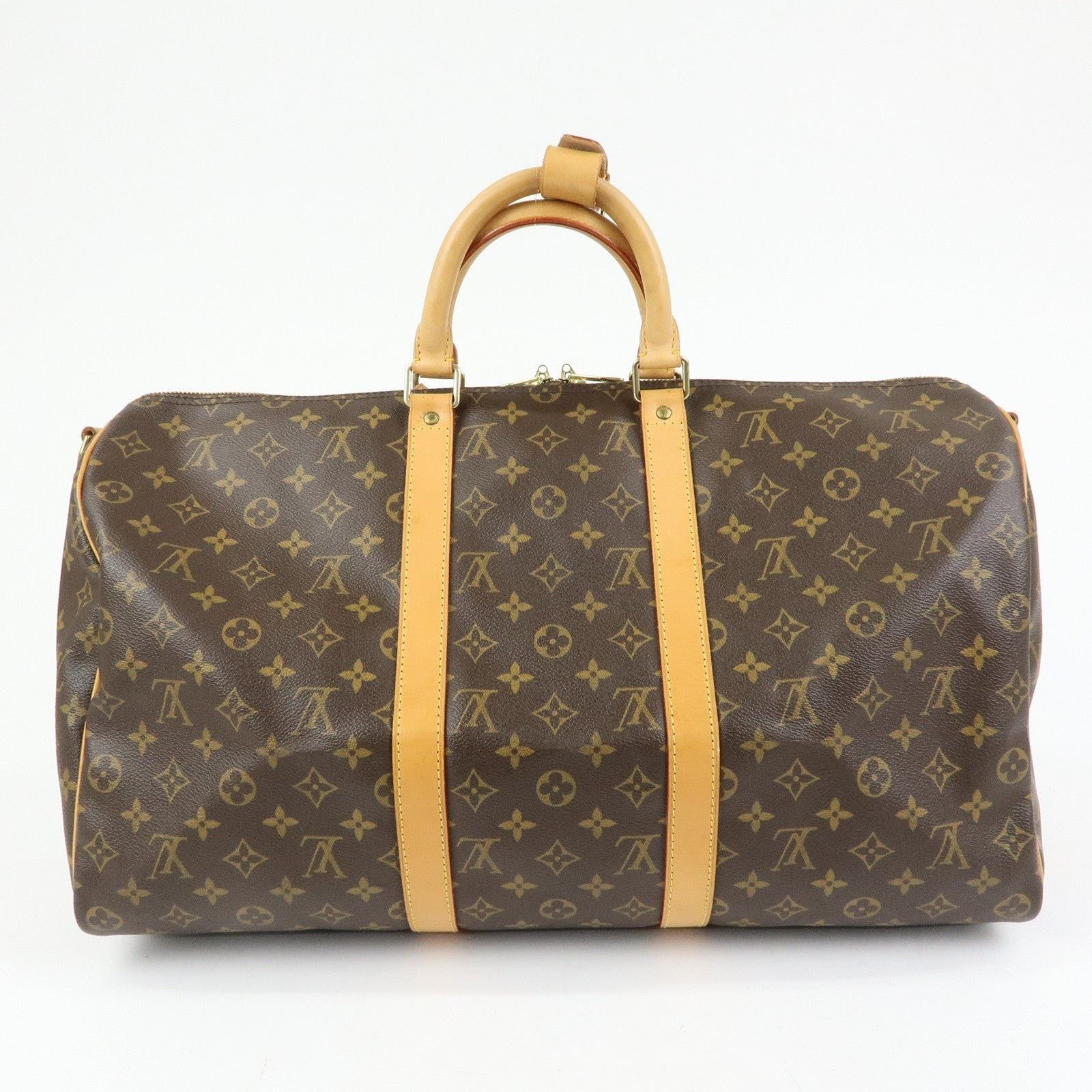Louis Vuitton Louis Vuitton Monogram Keepall Bandouliere 50 Duffle Bag Size ONE SIZE - 2 Thumbnail