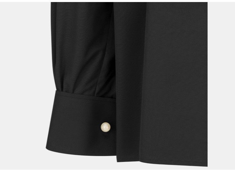Dior o1w1db10225 411B34A Blouse in Black Size XL / US 12-14 / IT 48-50 - 3 Thumbnail