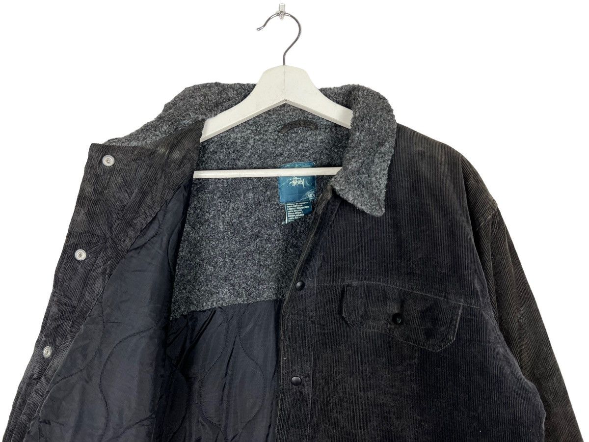 Stussy 🔥 VINTAGE STUSSY FUR TRIM CORDUROY JACKET Size US M / EU 48-50 / 2 - 10 Thumbnail