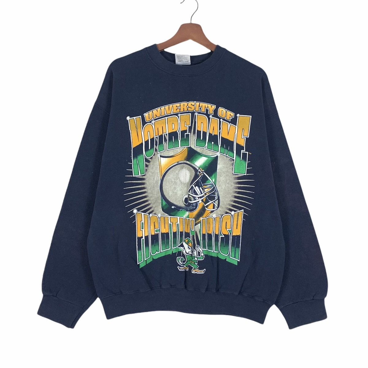Vintage Distressed 90s Tultex Notre Dame Fighting Irish